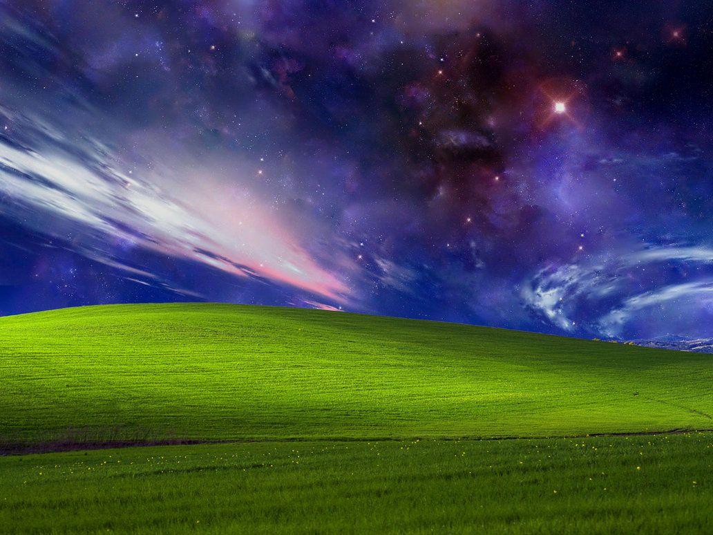 Windows xp Galaxy Wallpaper HD