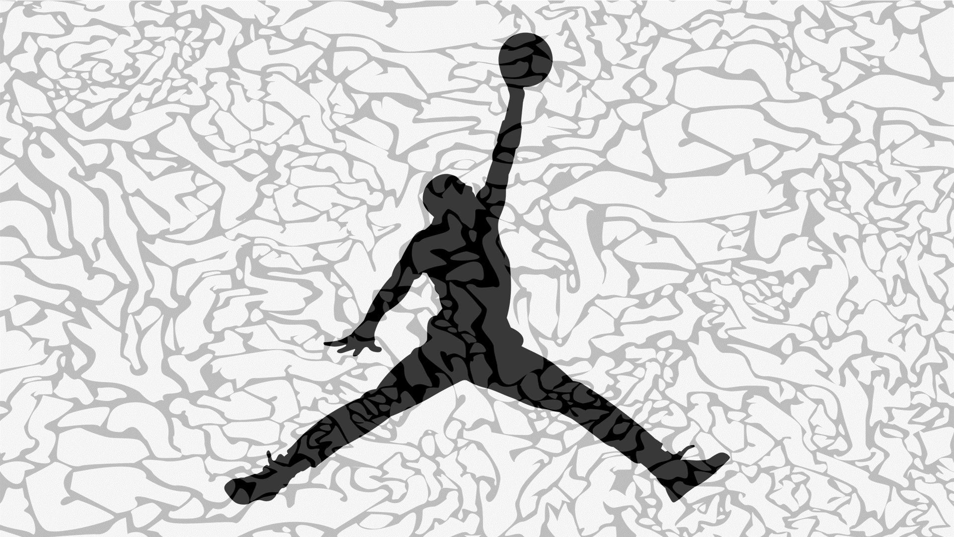 Air Jordan Logo Desktop Wallpaper Free Download 4K Wallpaper