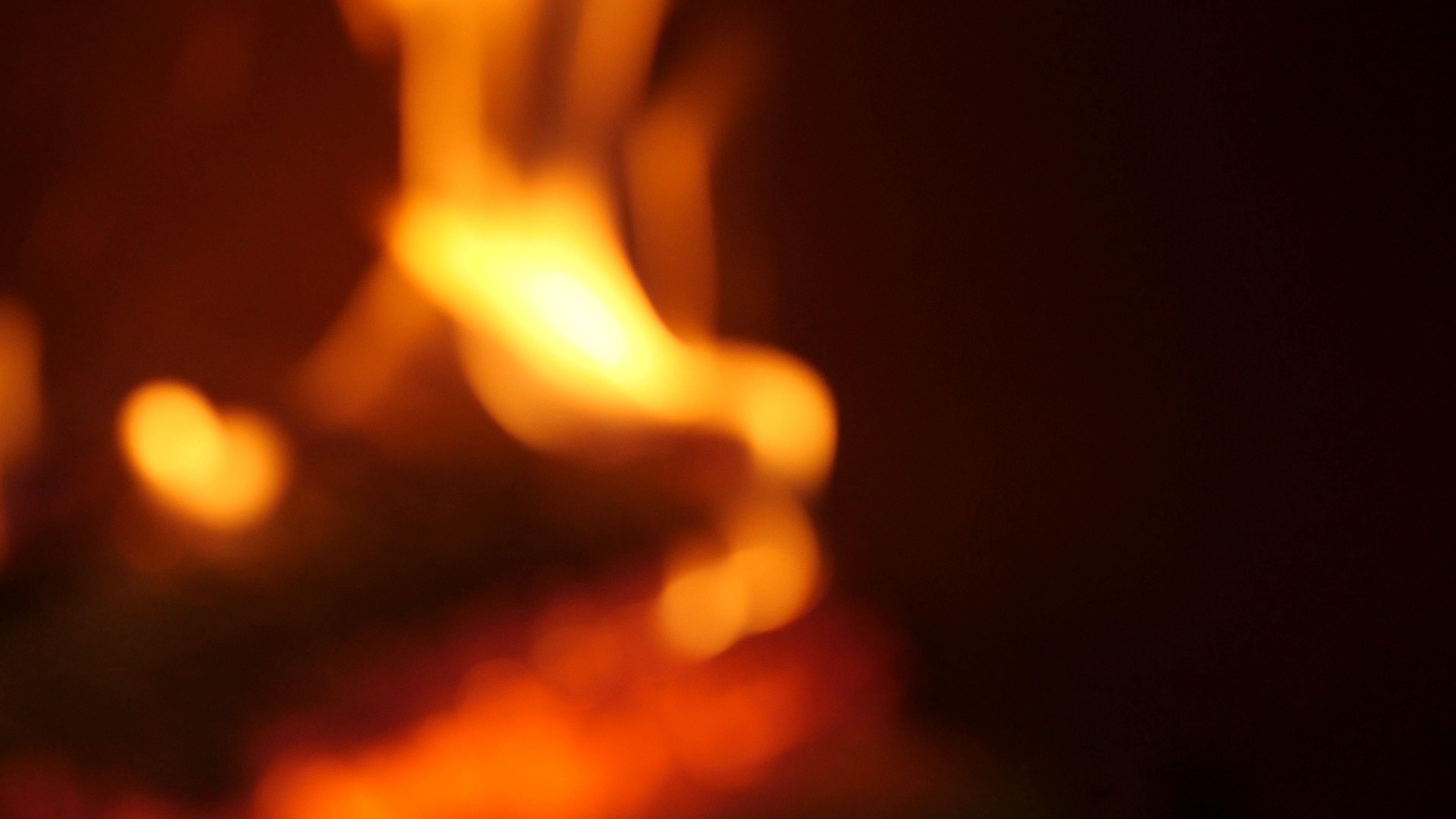 Video: Fire background. Fire in a pizza oven