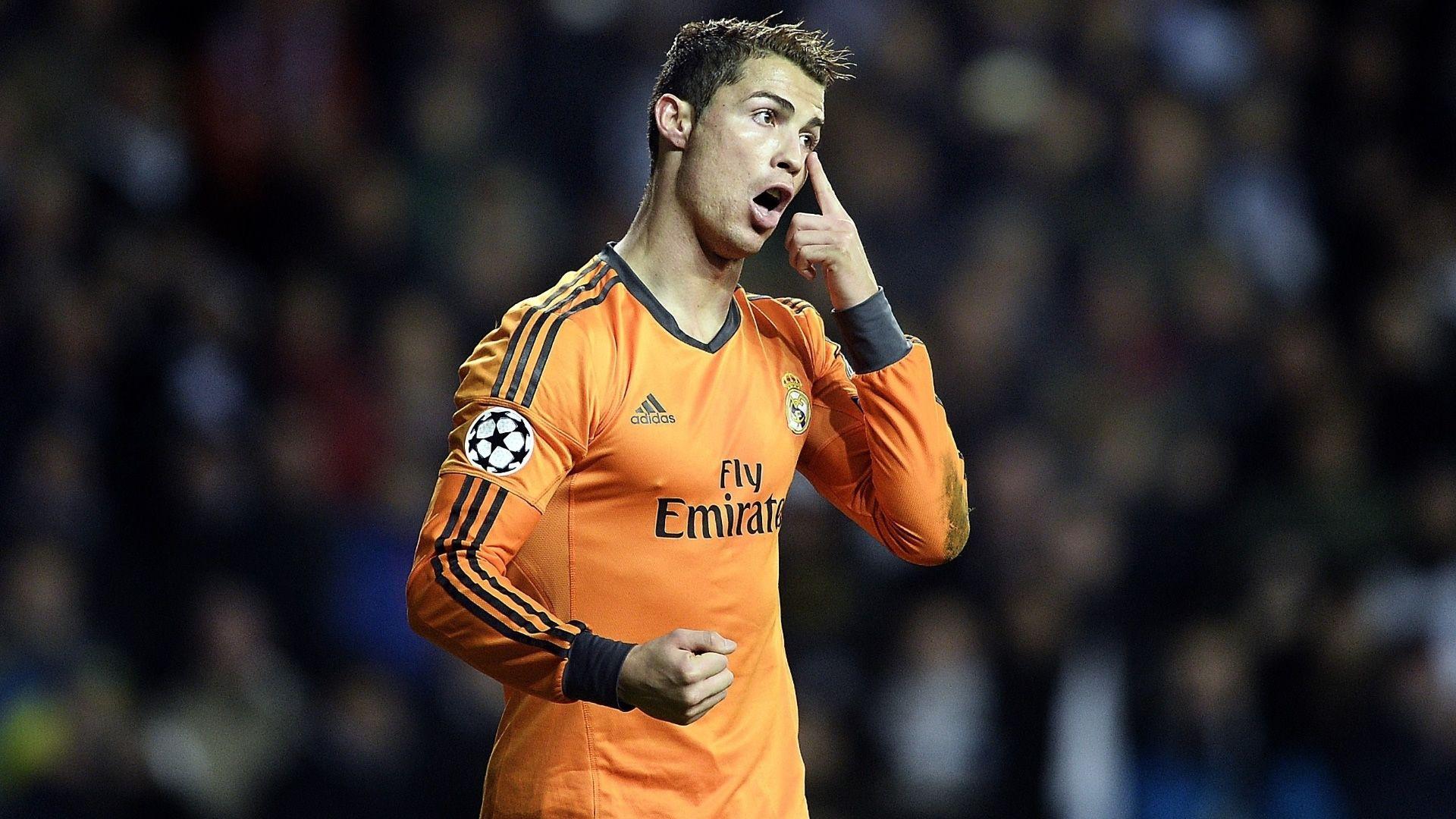 Cristiano Ronaldo 2014 Orange jersey wallpaper Ronaldo