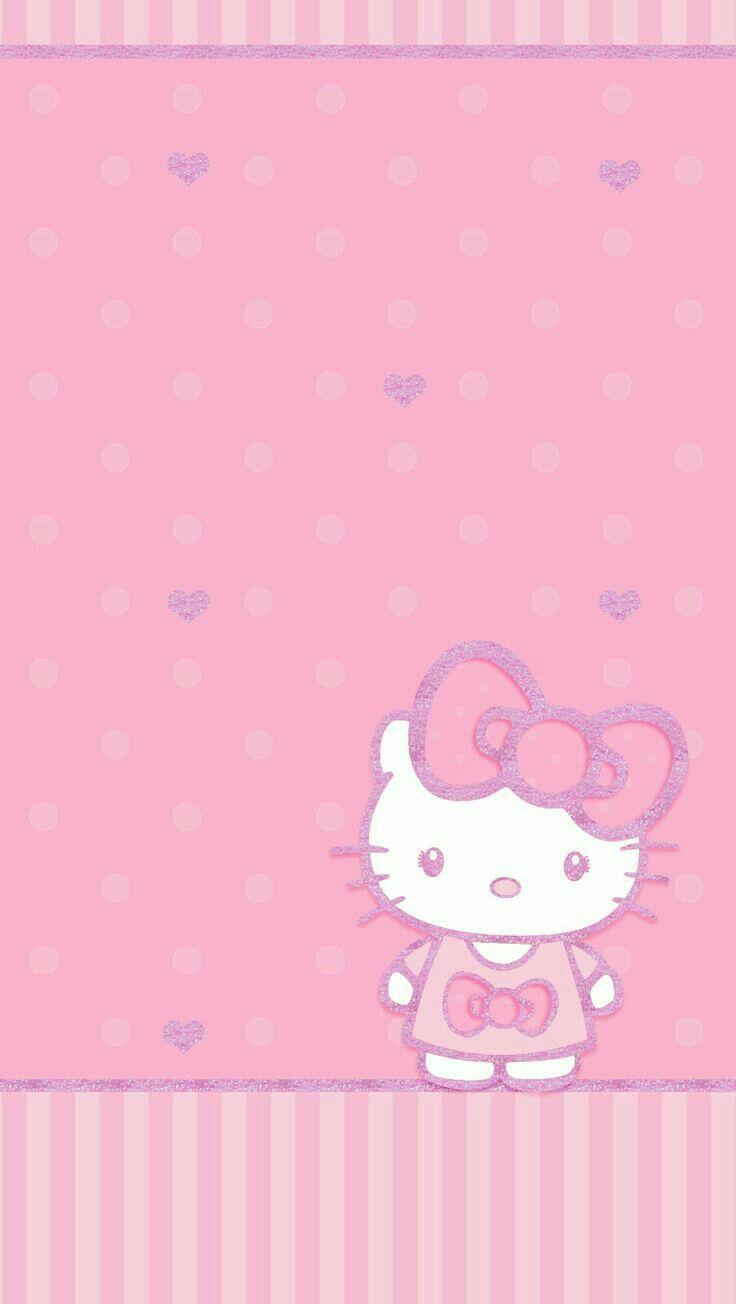 Wallpapers Hello Kitty Hitam Pink - Wallpaper Cave