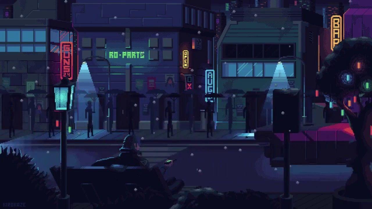 Wallpaper Engine Street Night Animated Wallpaper