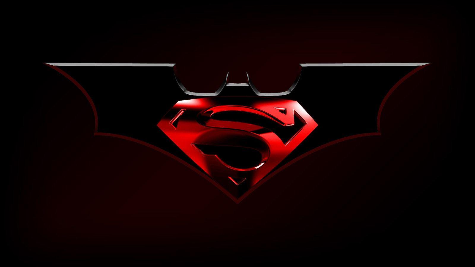 batman superman logo picture, batman superman logo wallpaper