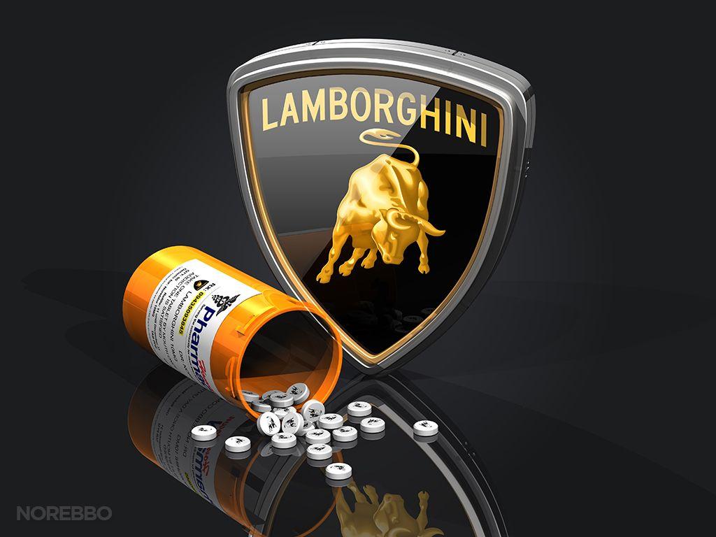 Lamborghini Logo Wallpaper 3D
