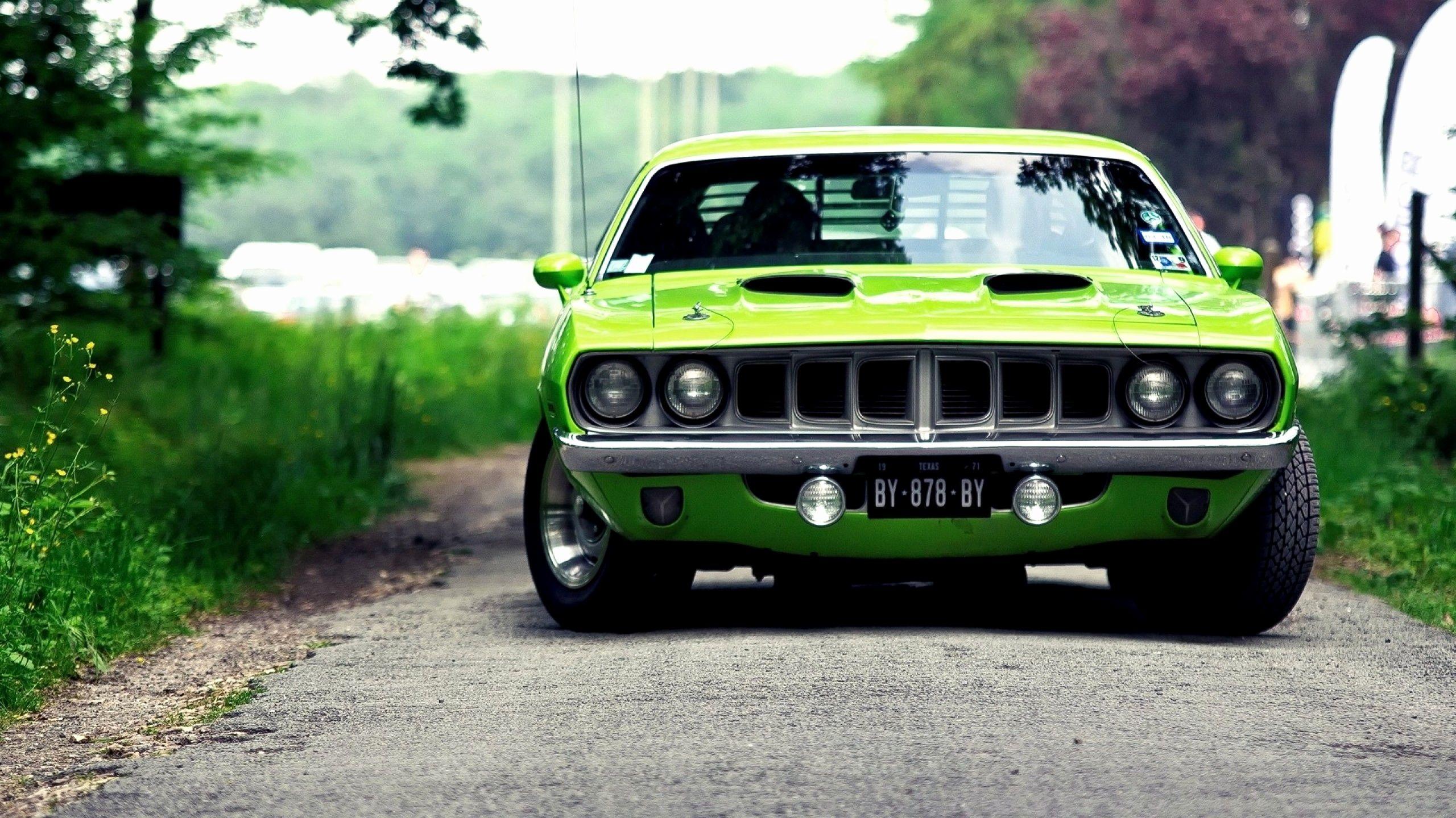 Classic Cars Wallpaper Best Of Green Muscle Cars Car Wallpaper HD