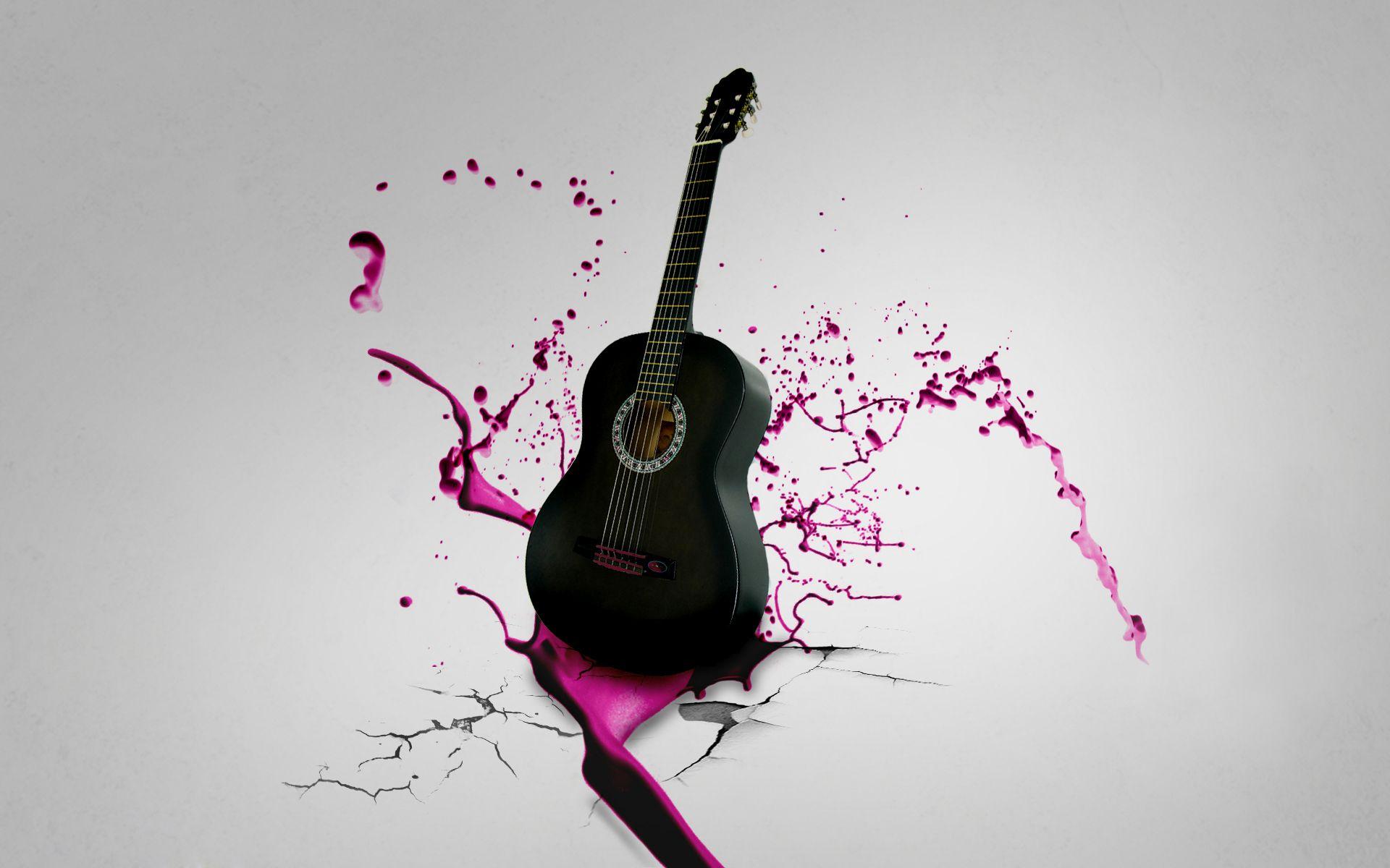 Hd Guitar Emo Wallpaper