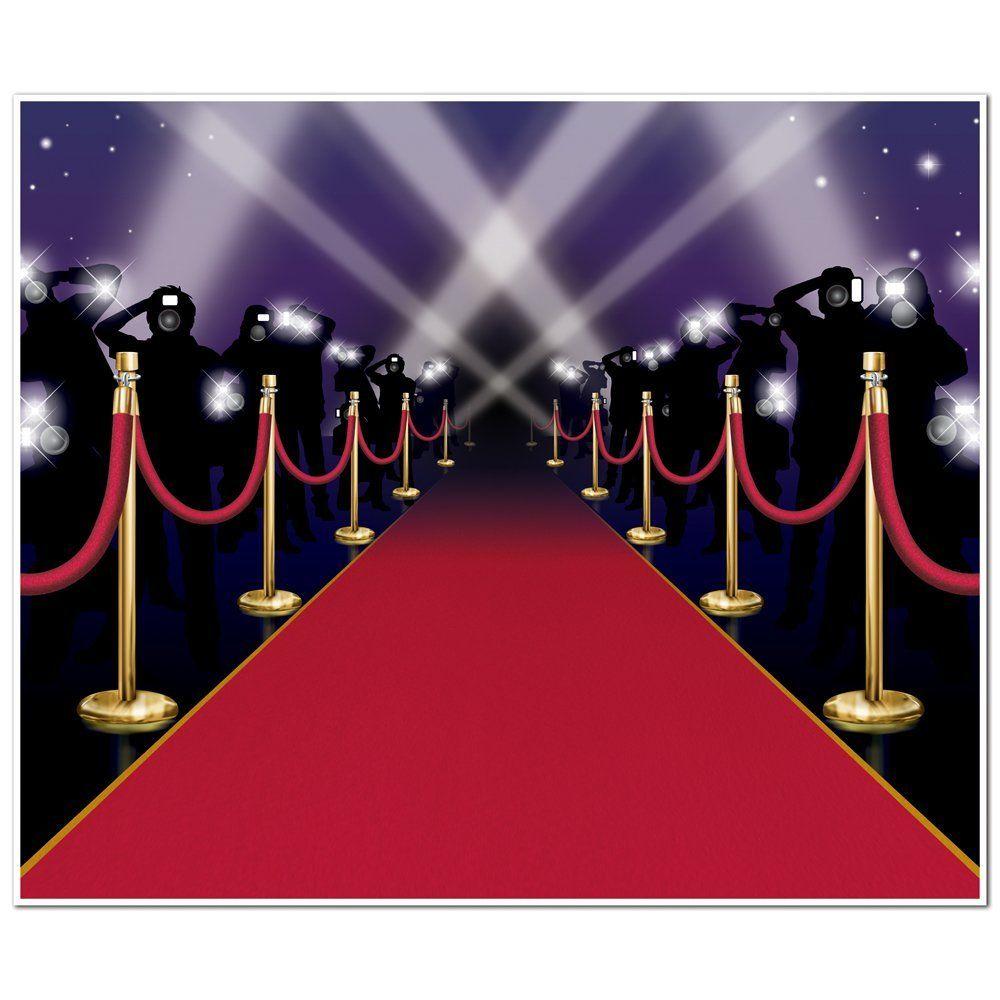 Red Carpet Insta Mural Party Accessory (1 Count) (1 Pkg