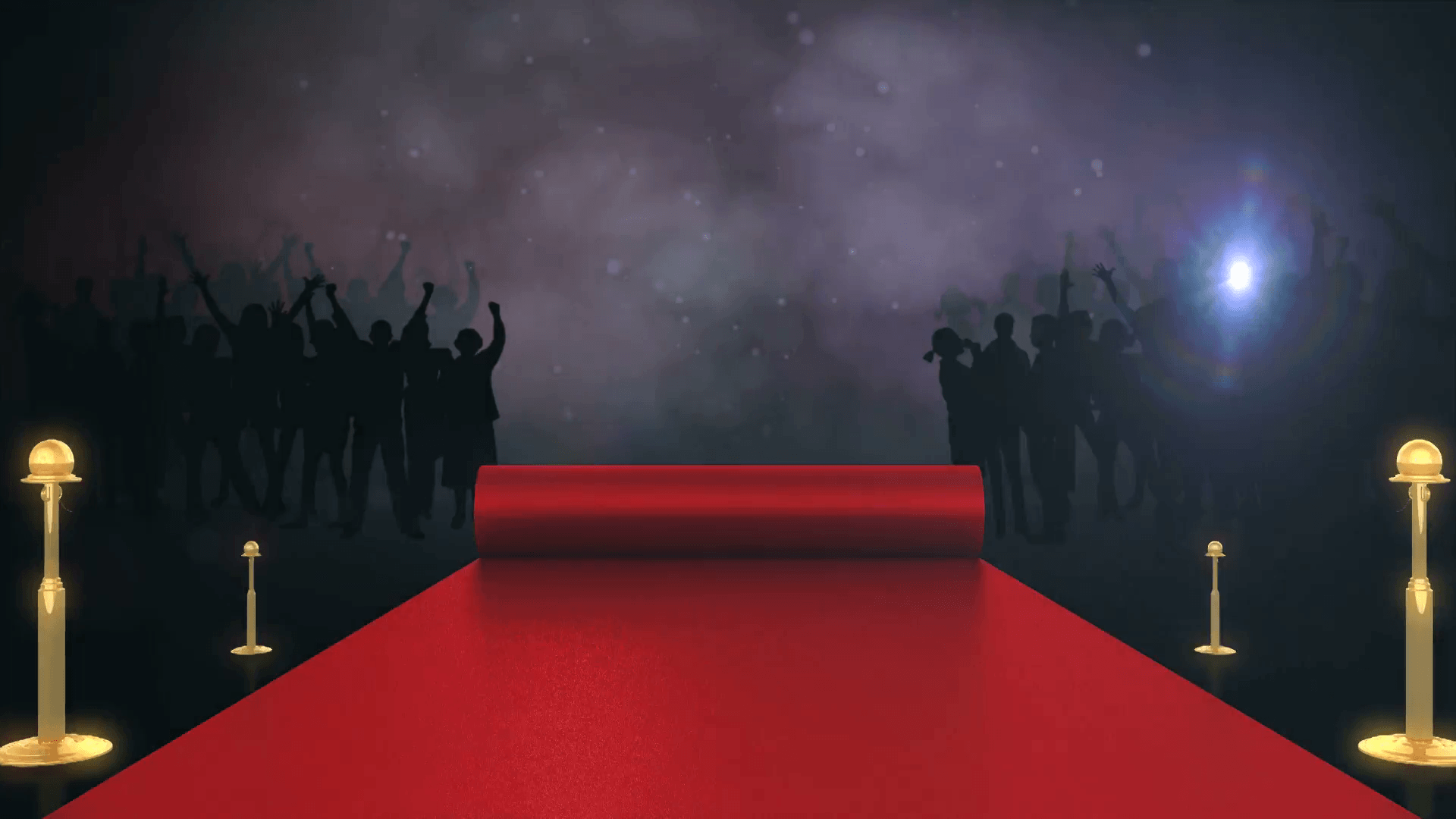 Red Carpet Animation Motion Background