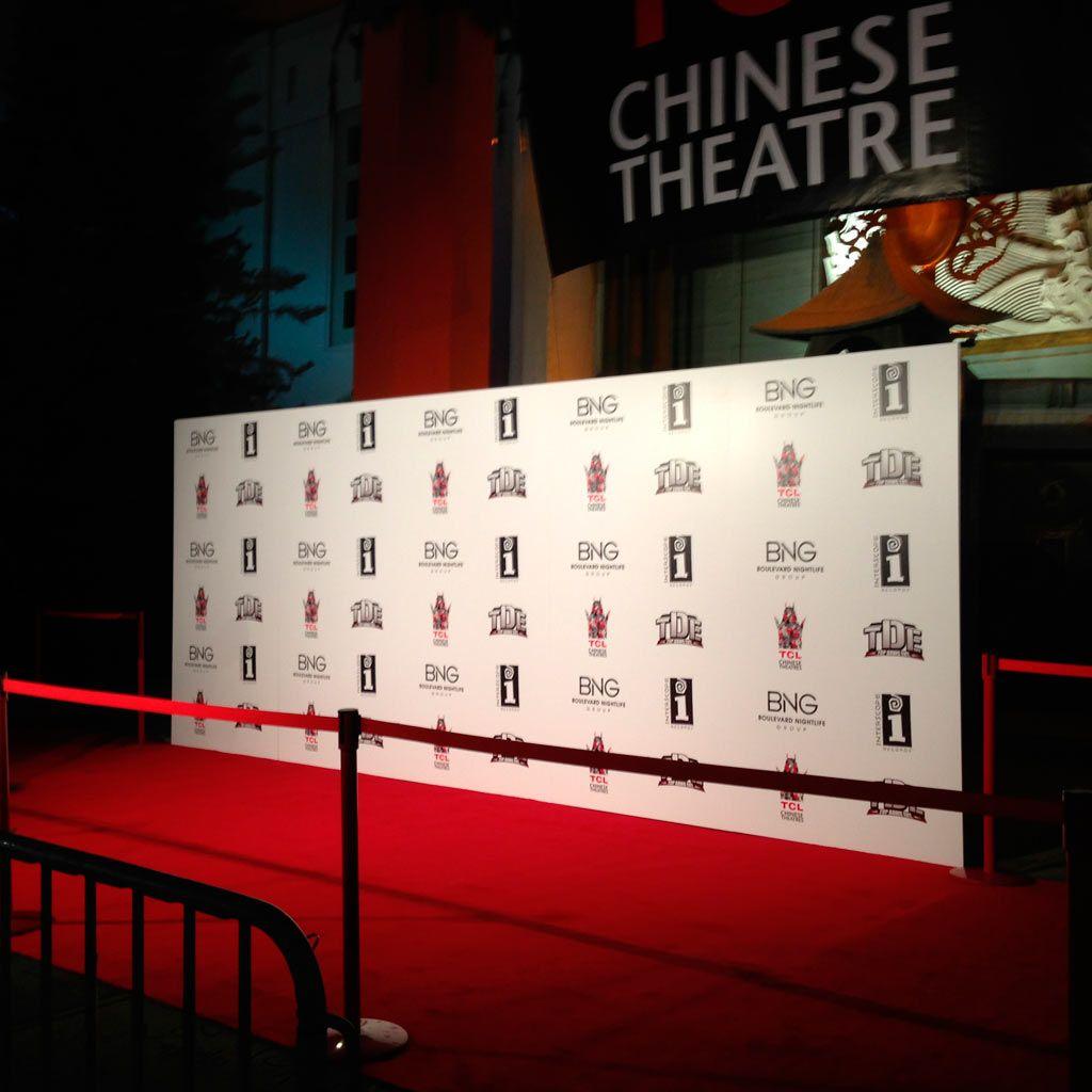 Event Step and Repeat Backdrop, Vinyl Banner & Photo Backdrop