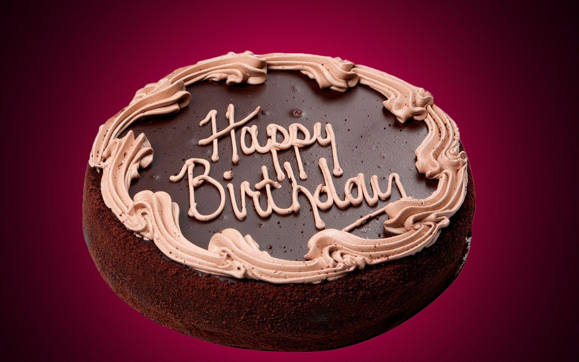 Happy birthday chocolate cake wallpaper. Beautiful HD wallpaper