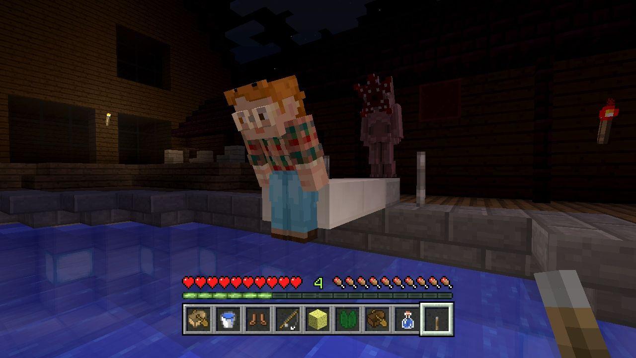 Minecraft Stranger Things Skin Pack on PS3. Official PlayStation