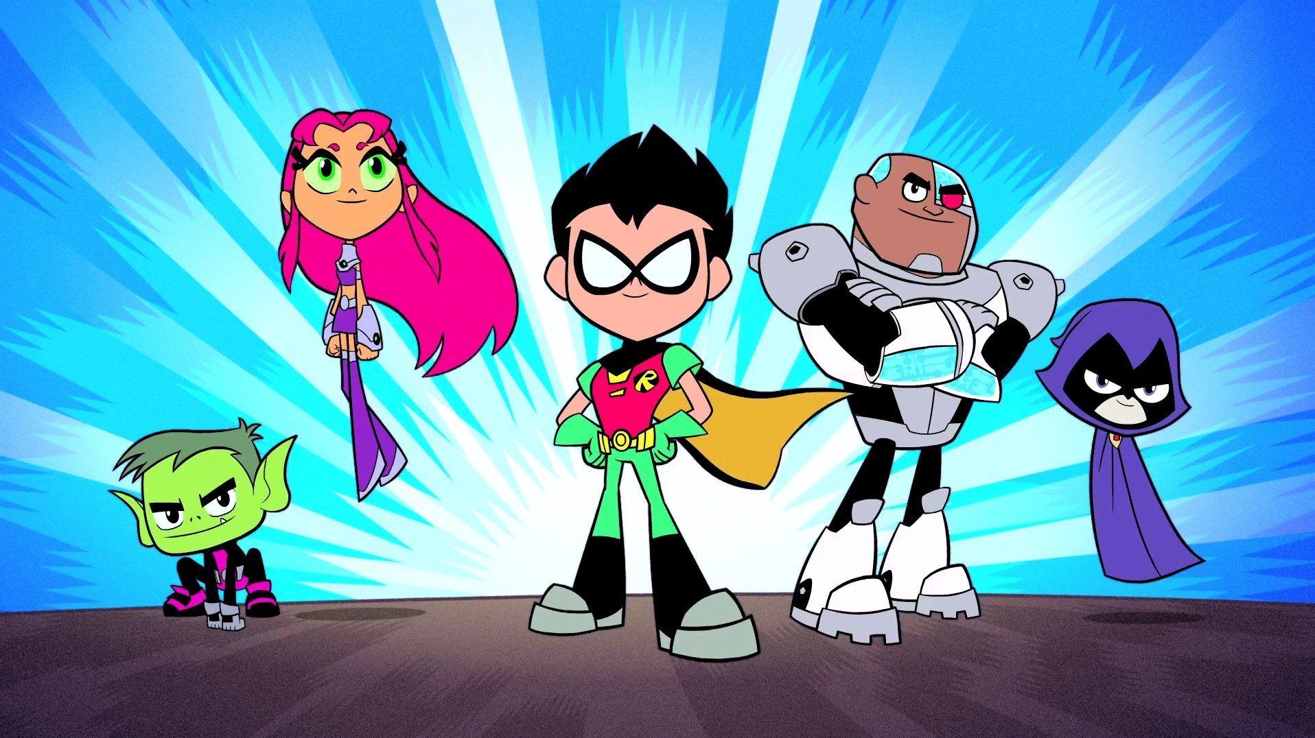 Download Teen Titans 3D Characters Wallpaper