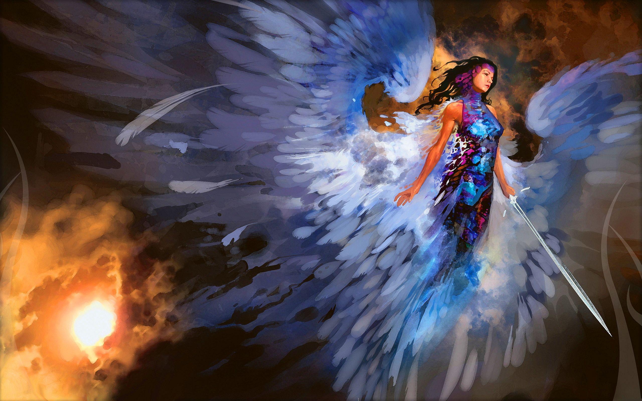 Magic the gathering angel Wallpaper Picture Photo Image. Women