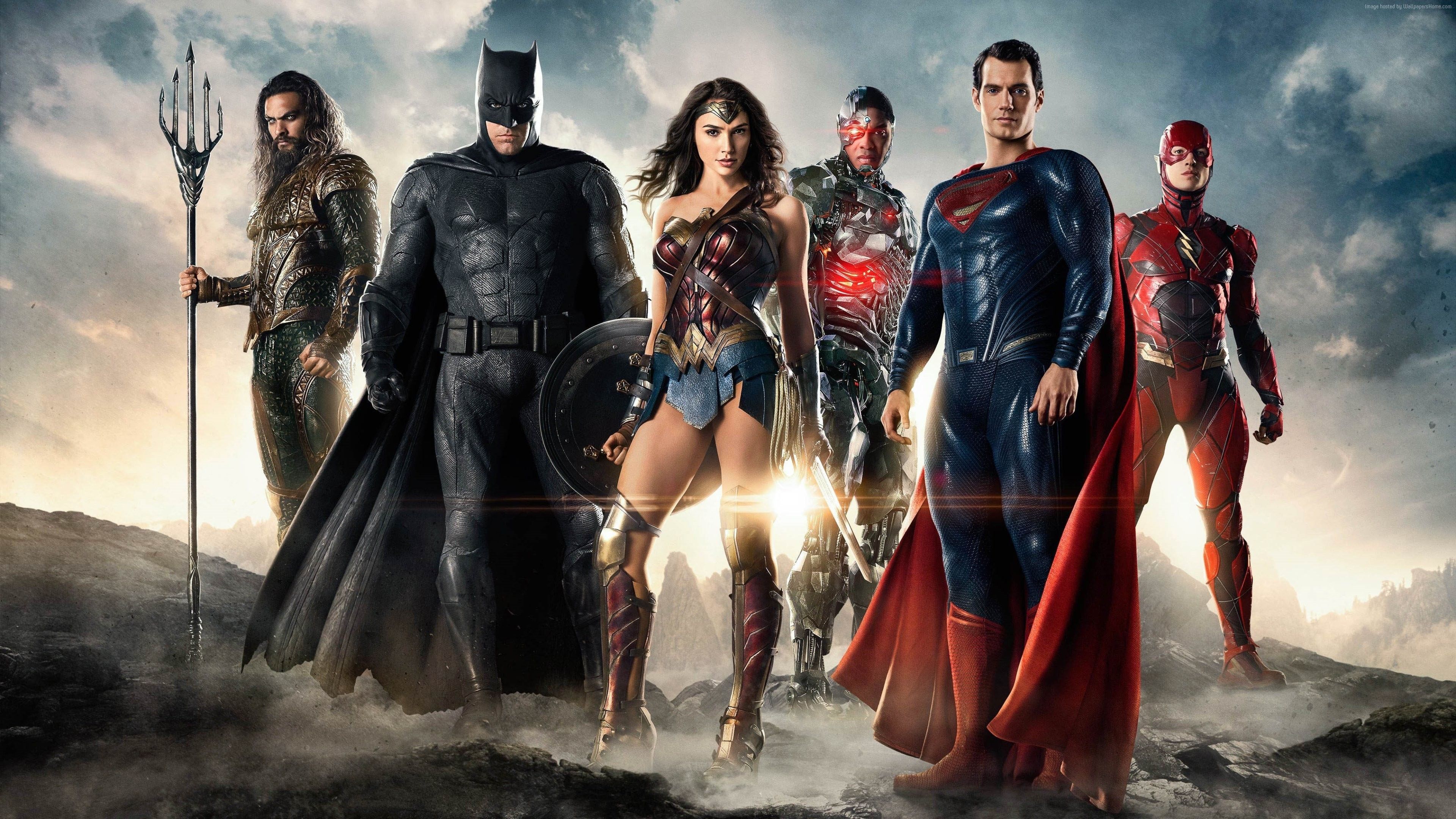 Wallpaper Justice League, Movie, Batman, Wonder Woman, 4k, Movies