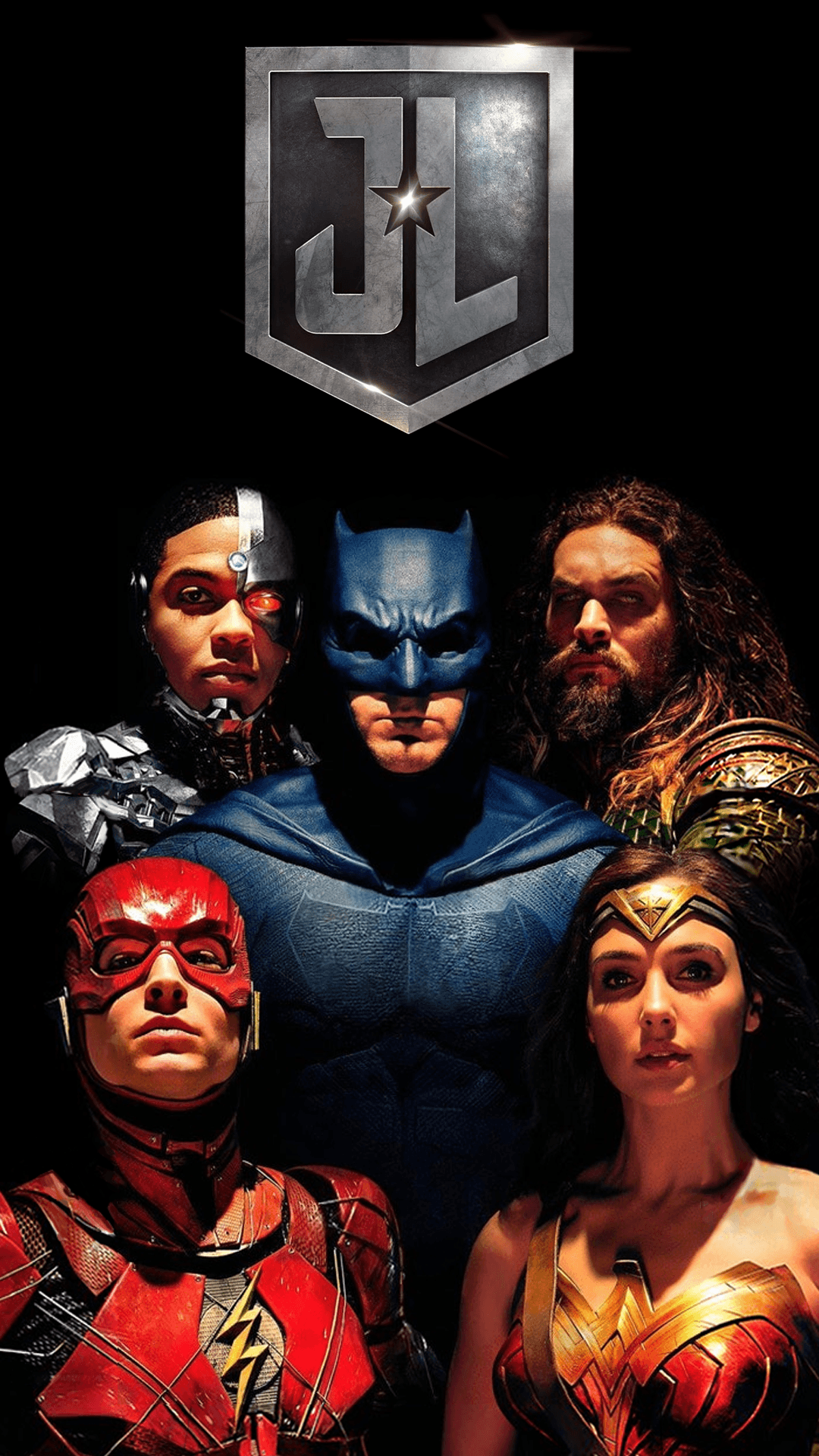 FANART: Justice League Phone Wallpaper from the new poster