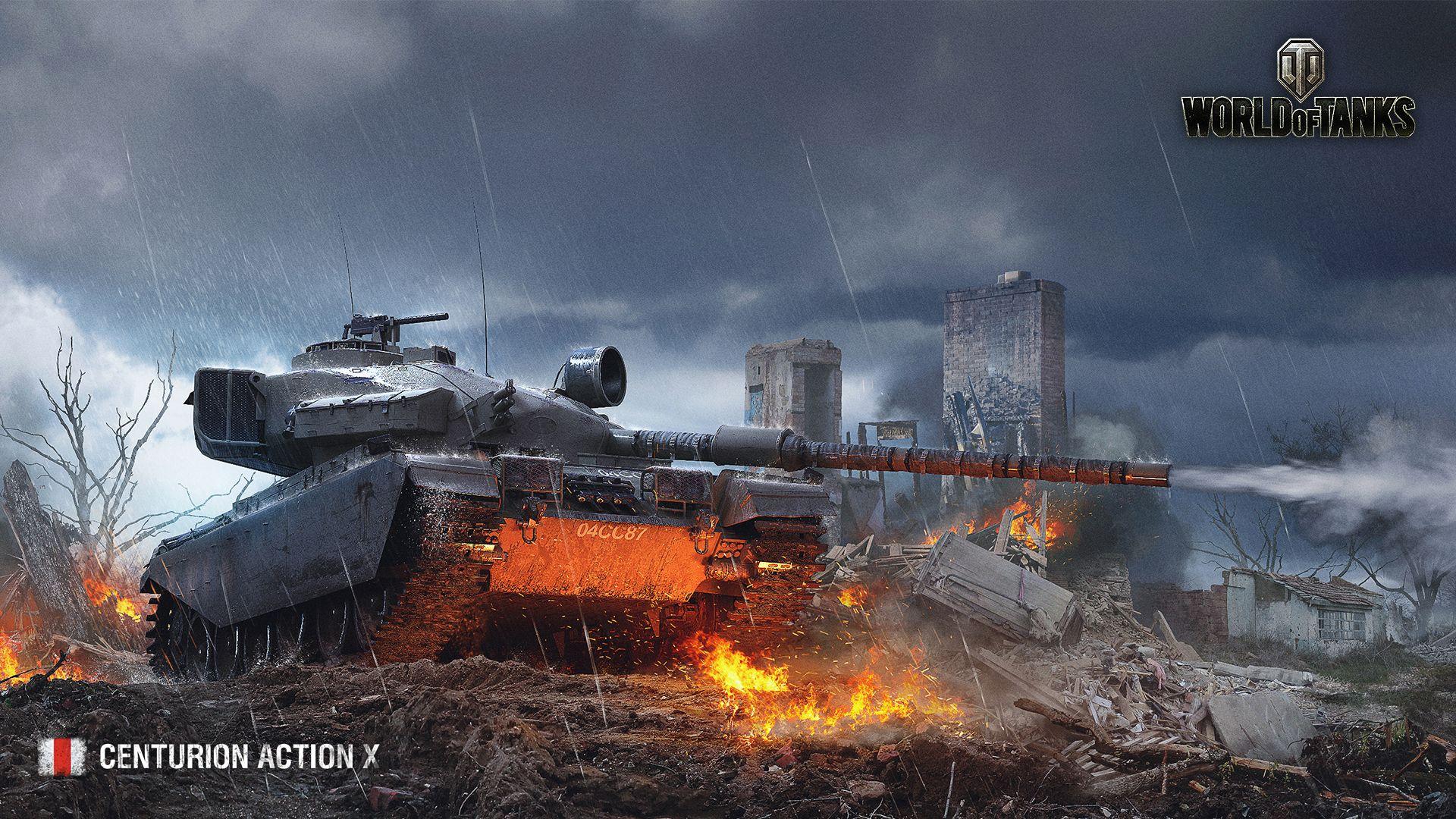 November 2015 Desktop Wallpaper: Centurion Action X. Tanks: World