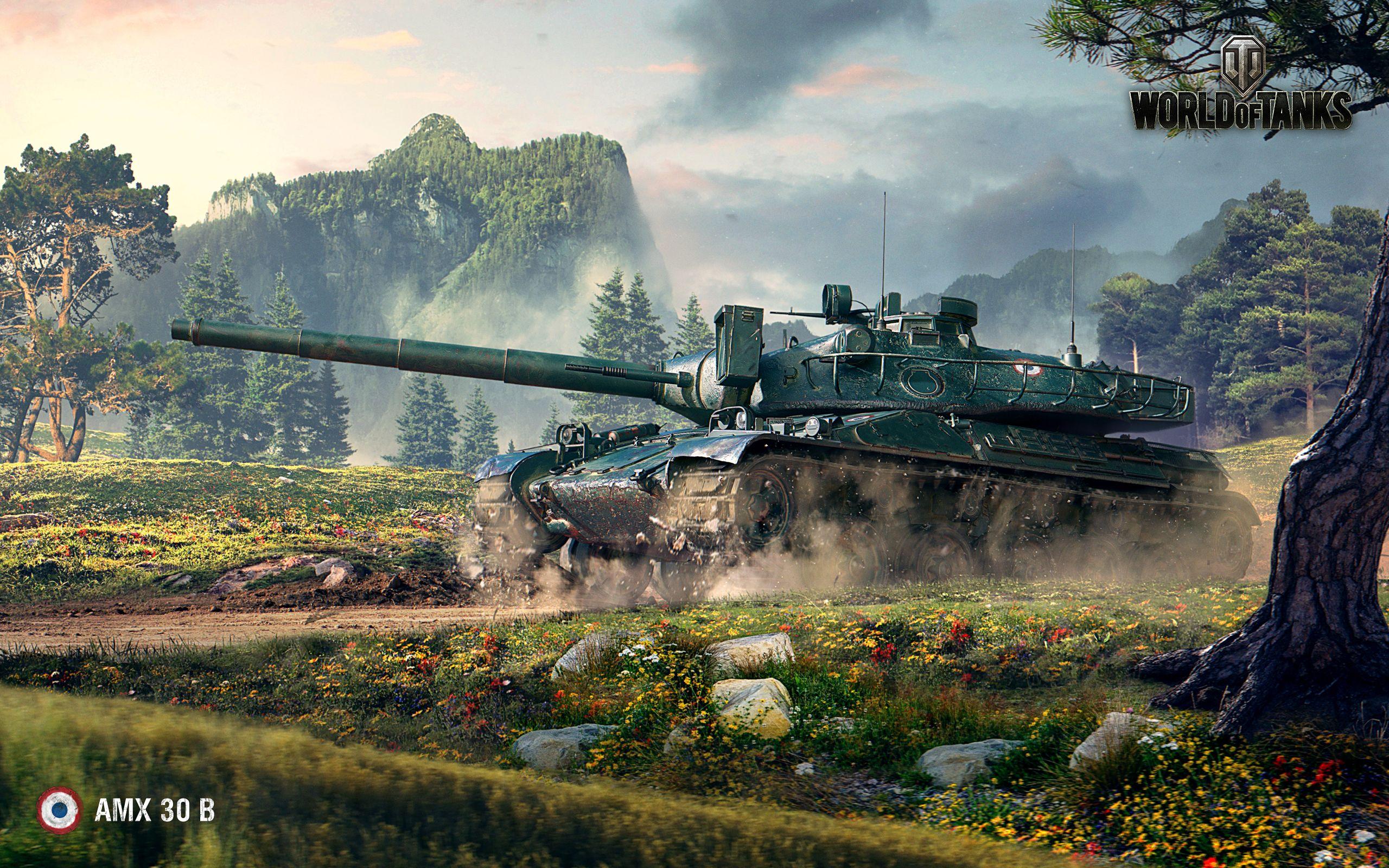 April 2015 Wallpaper: AMX 30 B. Tanks: World of Tanks media, best