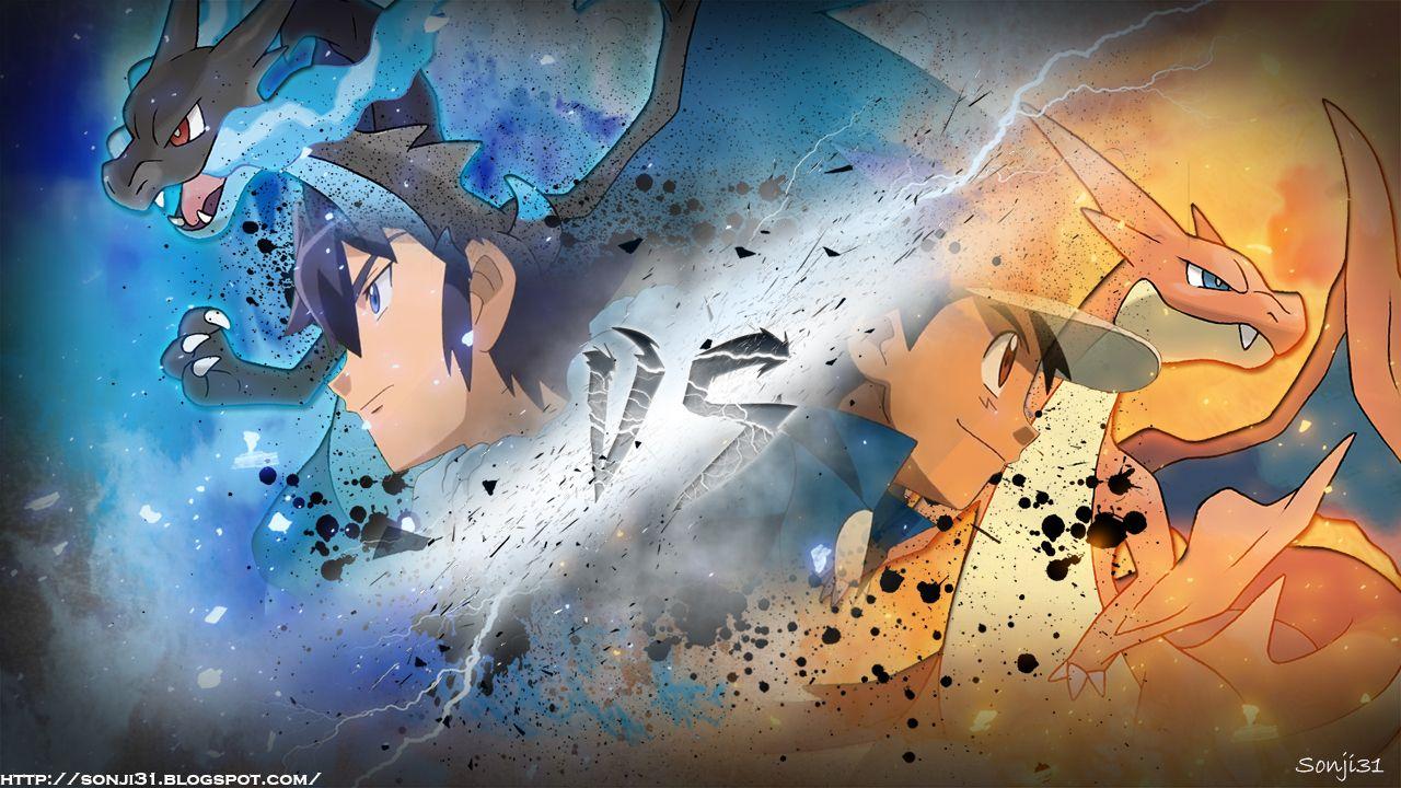 Sonji31: Pokemon X and Y Vs Alain Wallpaper!