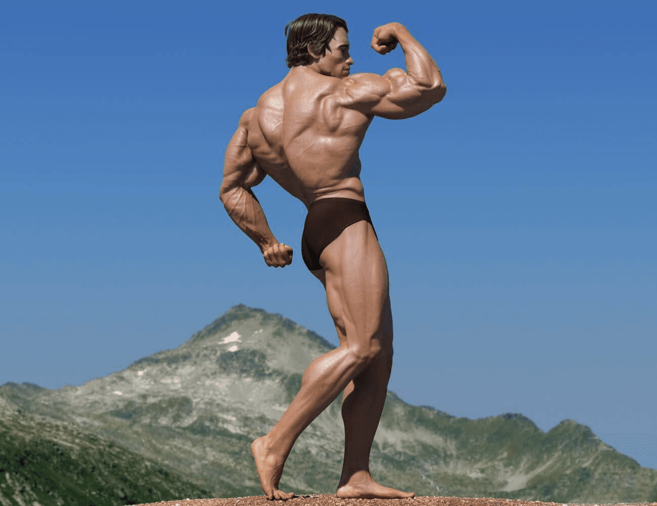 Arnold Schwarzenegger Mr Olympia Massive Body Builder Wallpaper