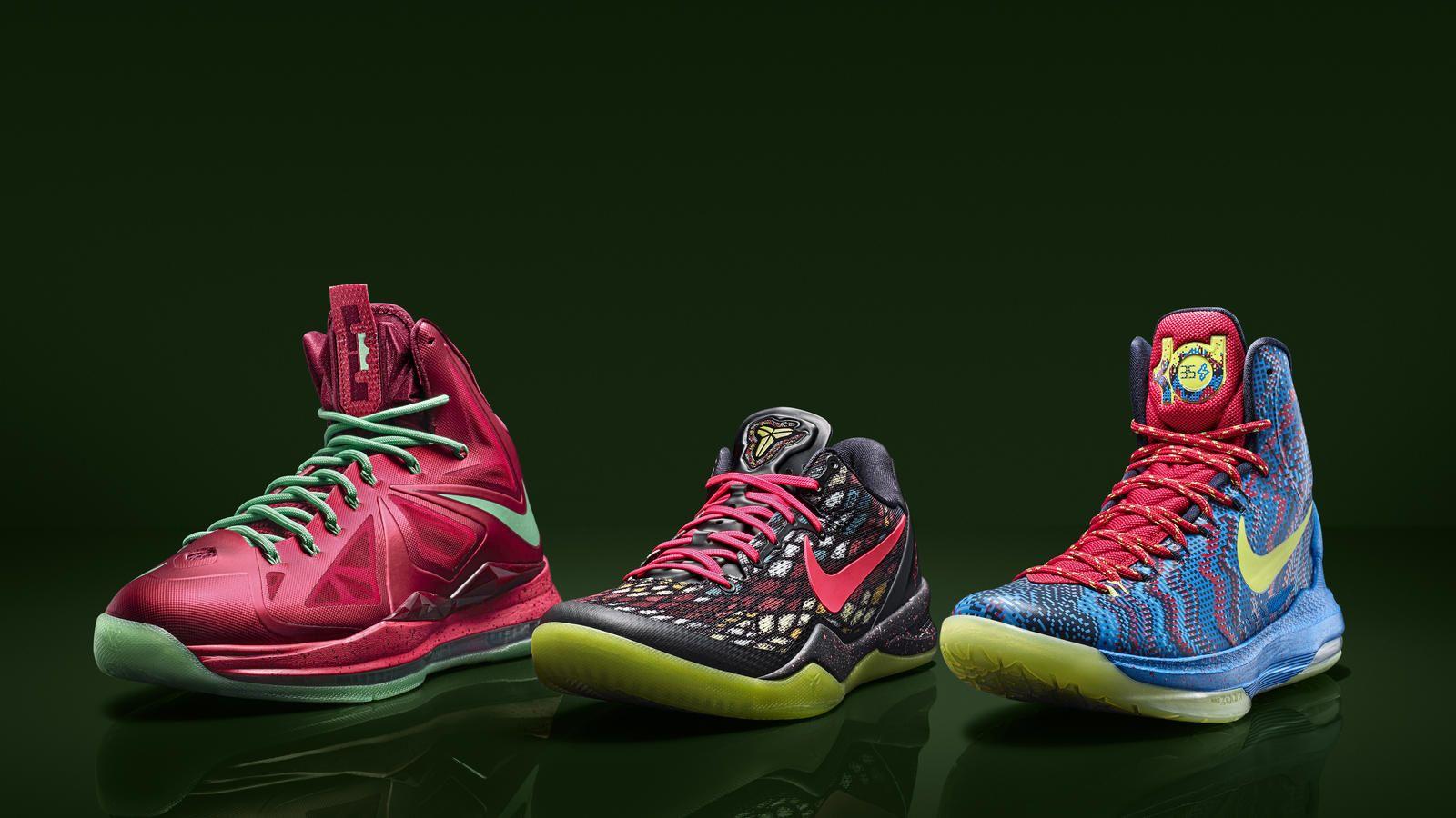 Tis the season for festive Nike Basketball signature footwear