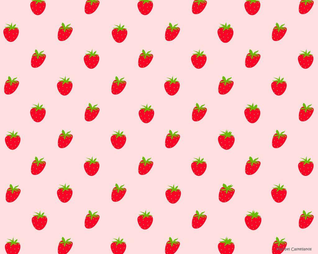 Strawberry Cute Wallpaper