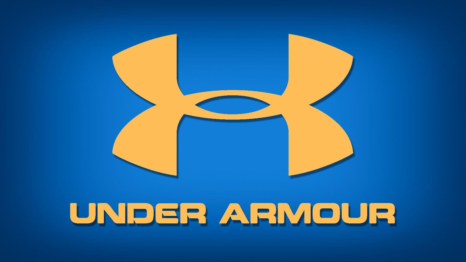 under armour logo orange and blue
