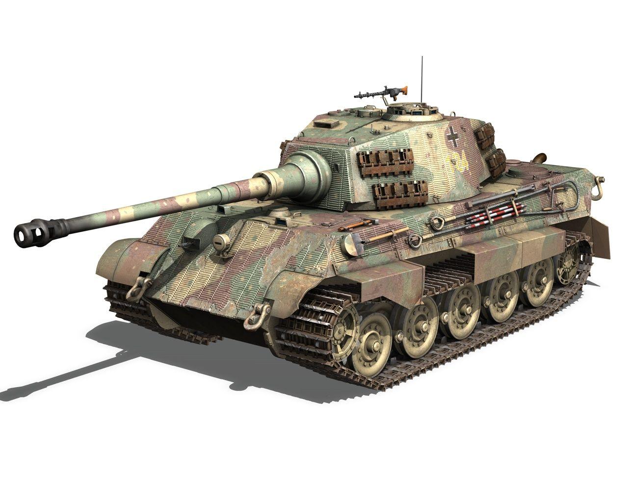 Panzerkampfwagen VI.B II 3D Model