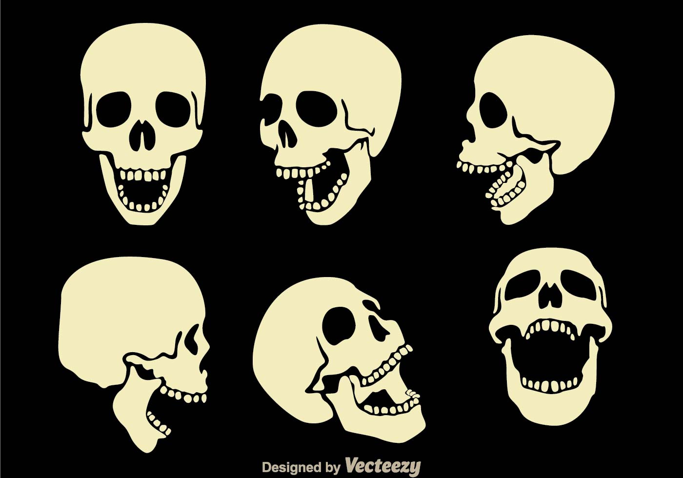 Skull Vectors Free Vector Art, Stock Graphics & Image