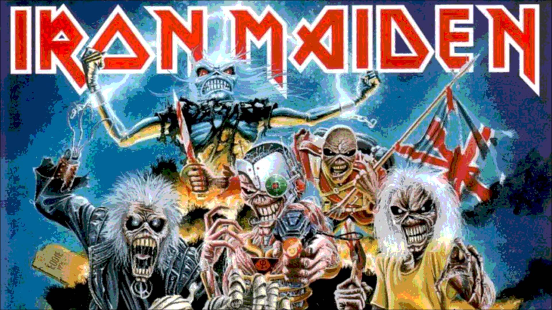 Iron Maiden The Trooper (D Standard Tuning Backing Track)