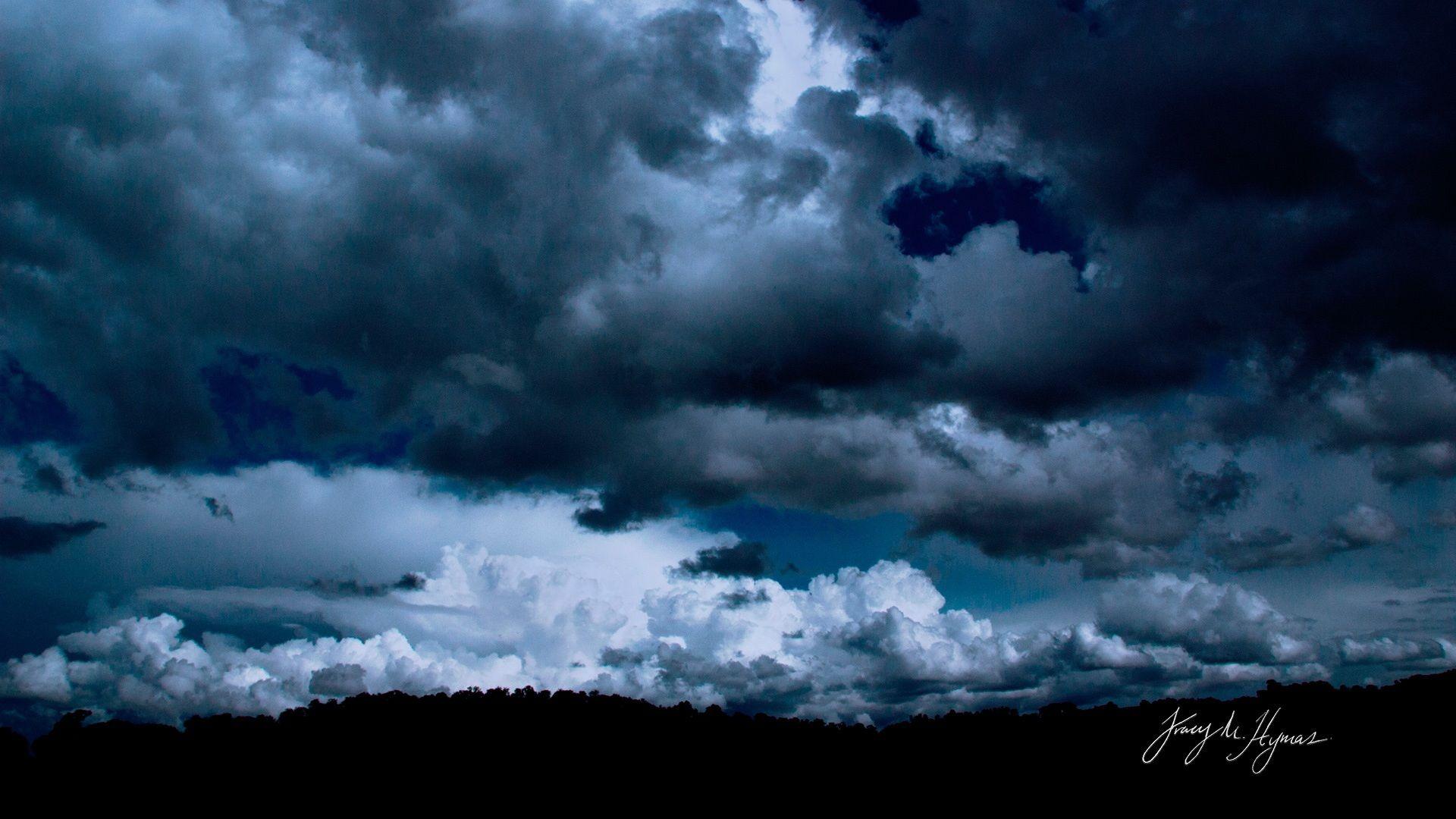 Dark Cloudy Sky Full HD Wallpaper and Background Imagex1080
