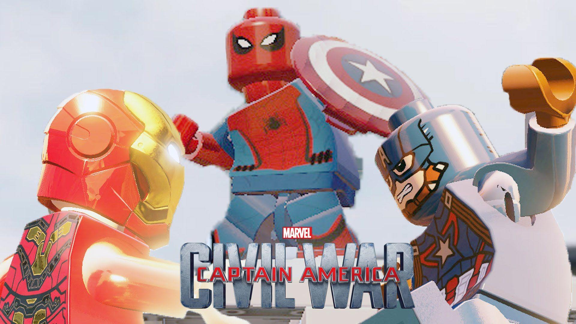 Lego Spider Man Captain America Civil War ( Homecoming DLC ) LEGO