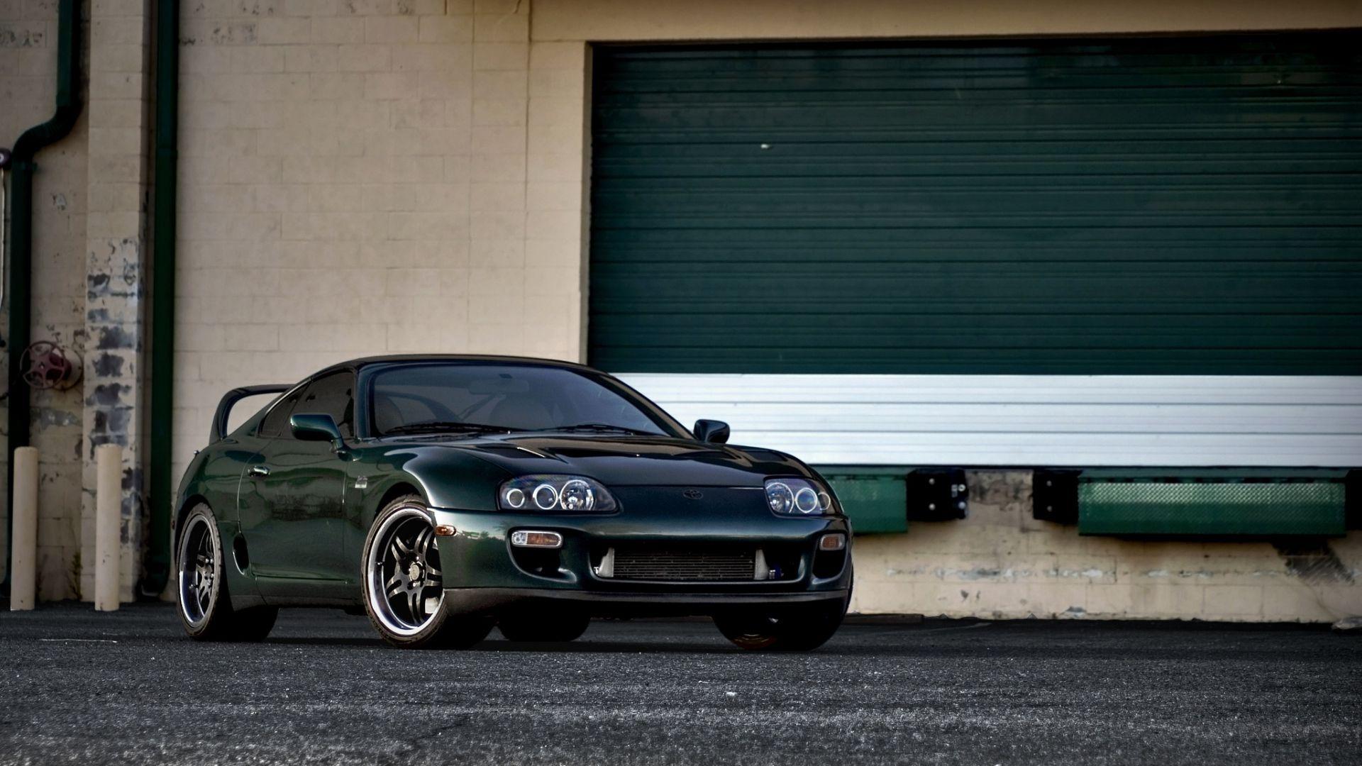 Full HD Wallpaper toyota supra sports car coupe metallic front view