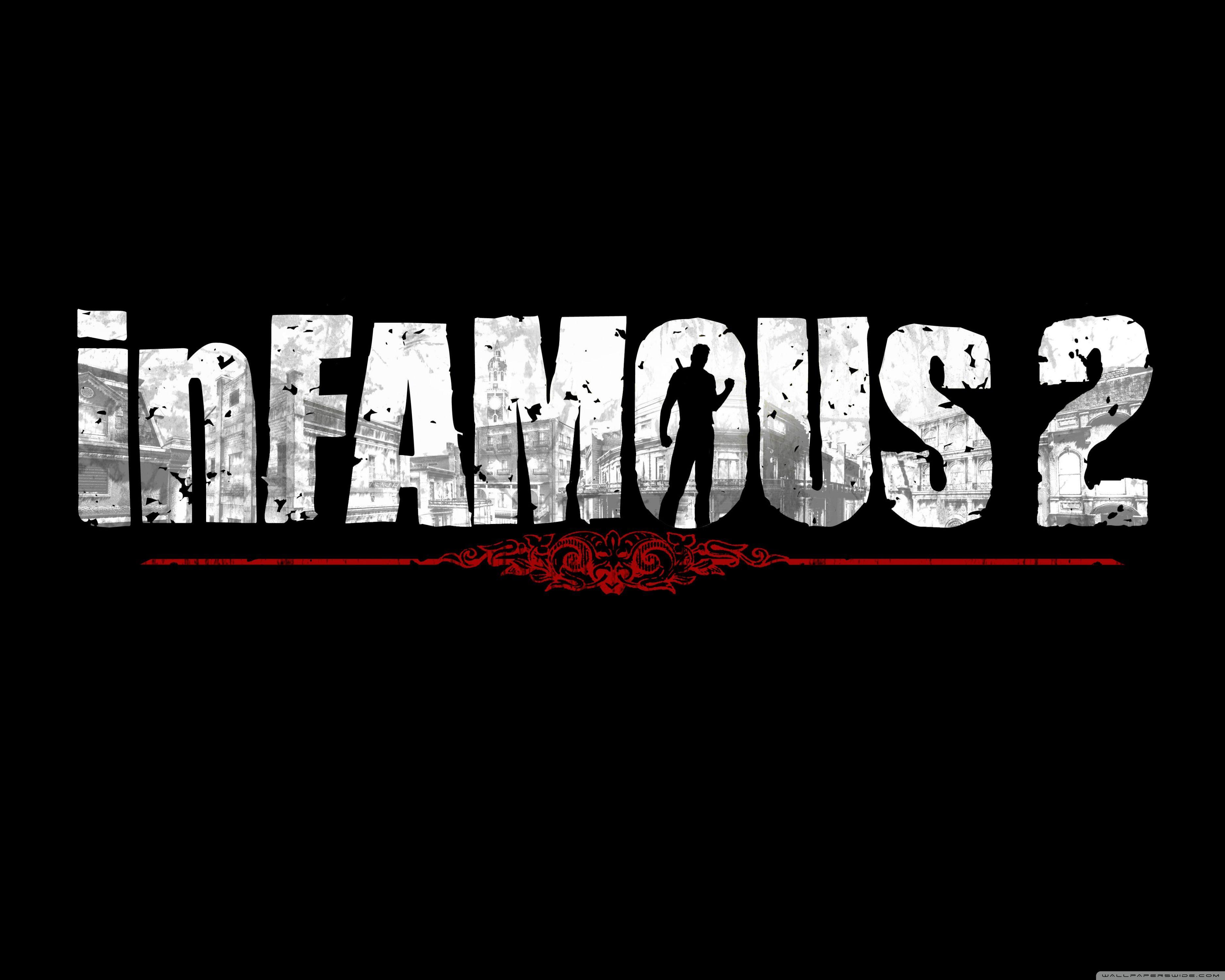 inFAMOUS 2 Logo ❤ 4K HD Desktop Wallpaper for 4K Ultra HD TV • Dual