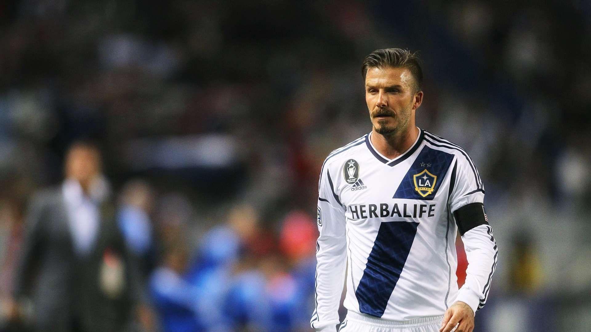 David Beckham Los Angeles Galaxy Midfielder Football HD Wallpaper