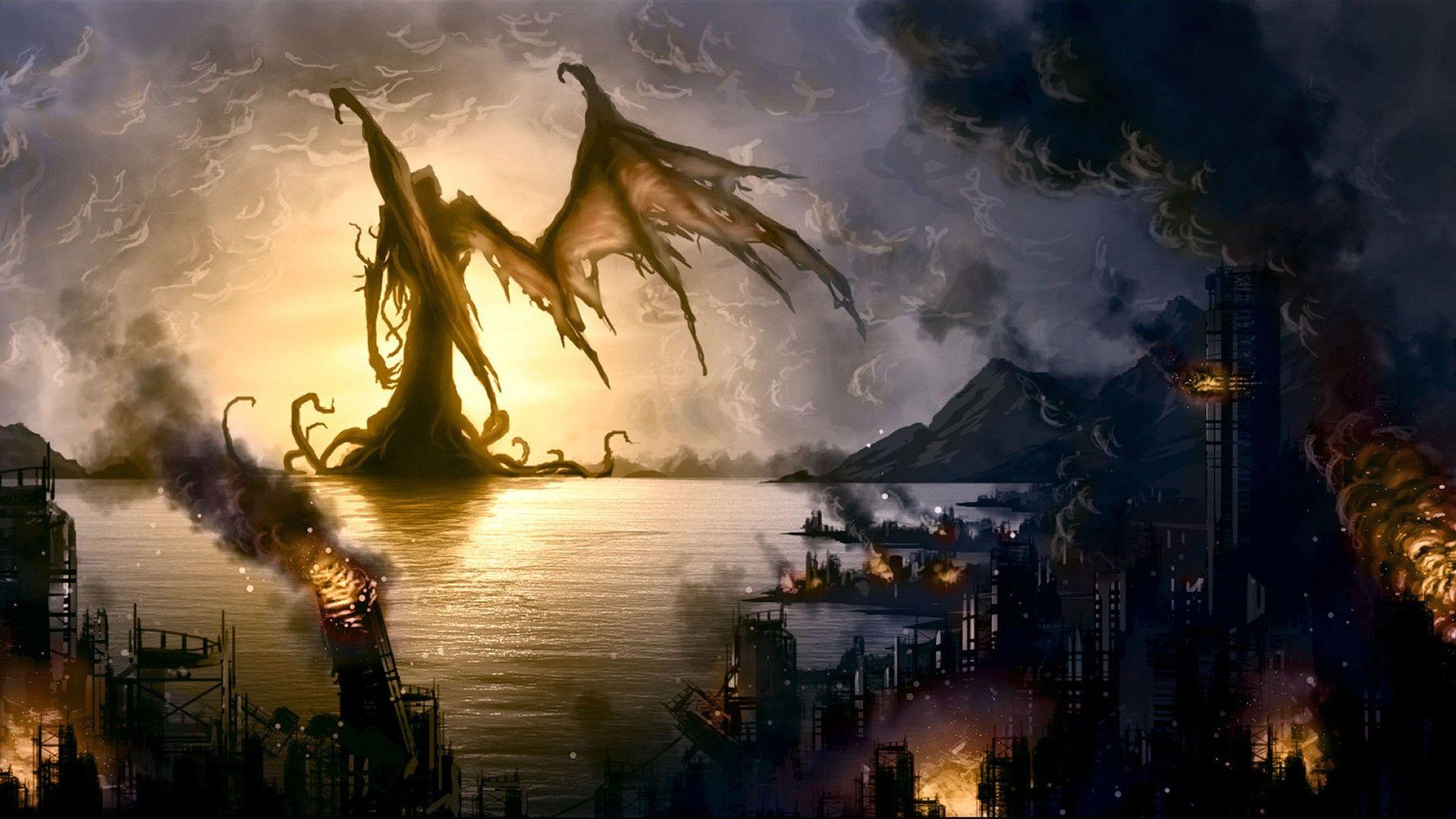 Cthulhu Full HD Wallpaper and Background Imagex1080