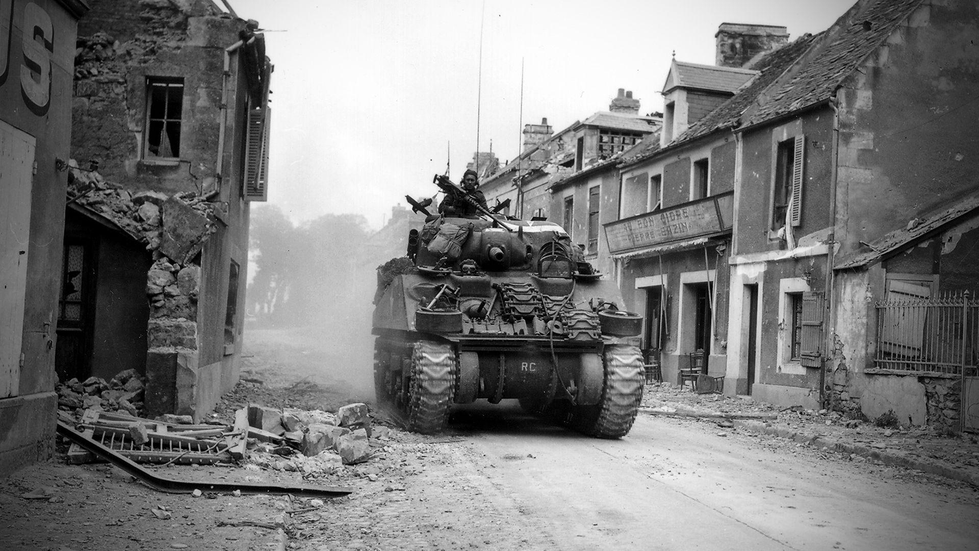 Black White World War 2 Military Tank Wallpape Wallpaper