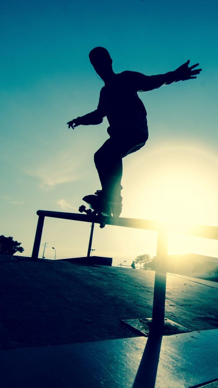 Skateboarding iphone wallpaper