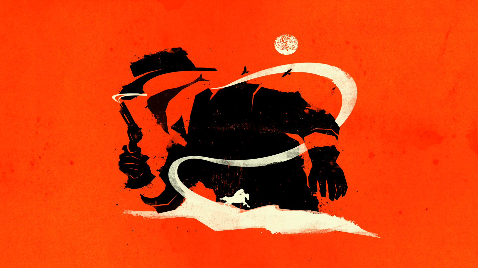 Outlaw Red Dead Redemption tribute wallpaper I made