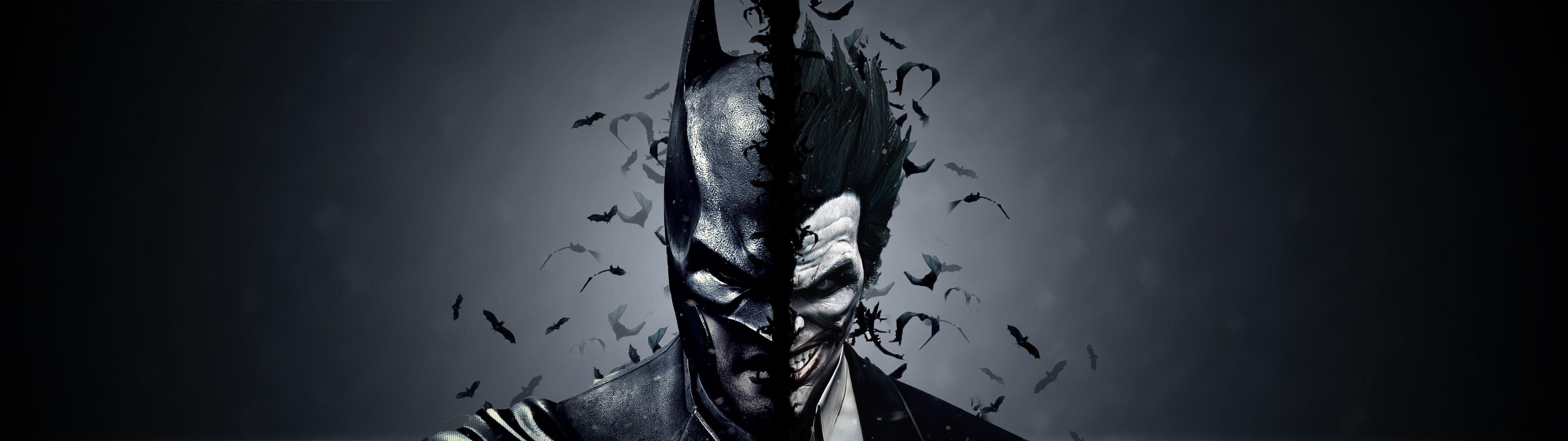Batman Vs Joker Dual Screen Wallpaperx1080