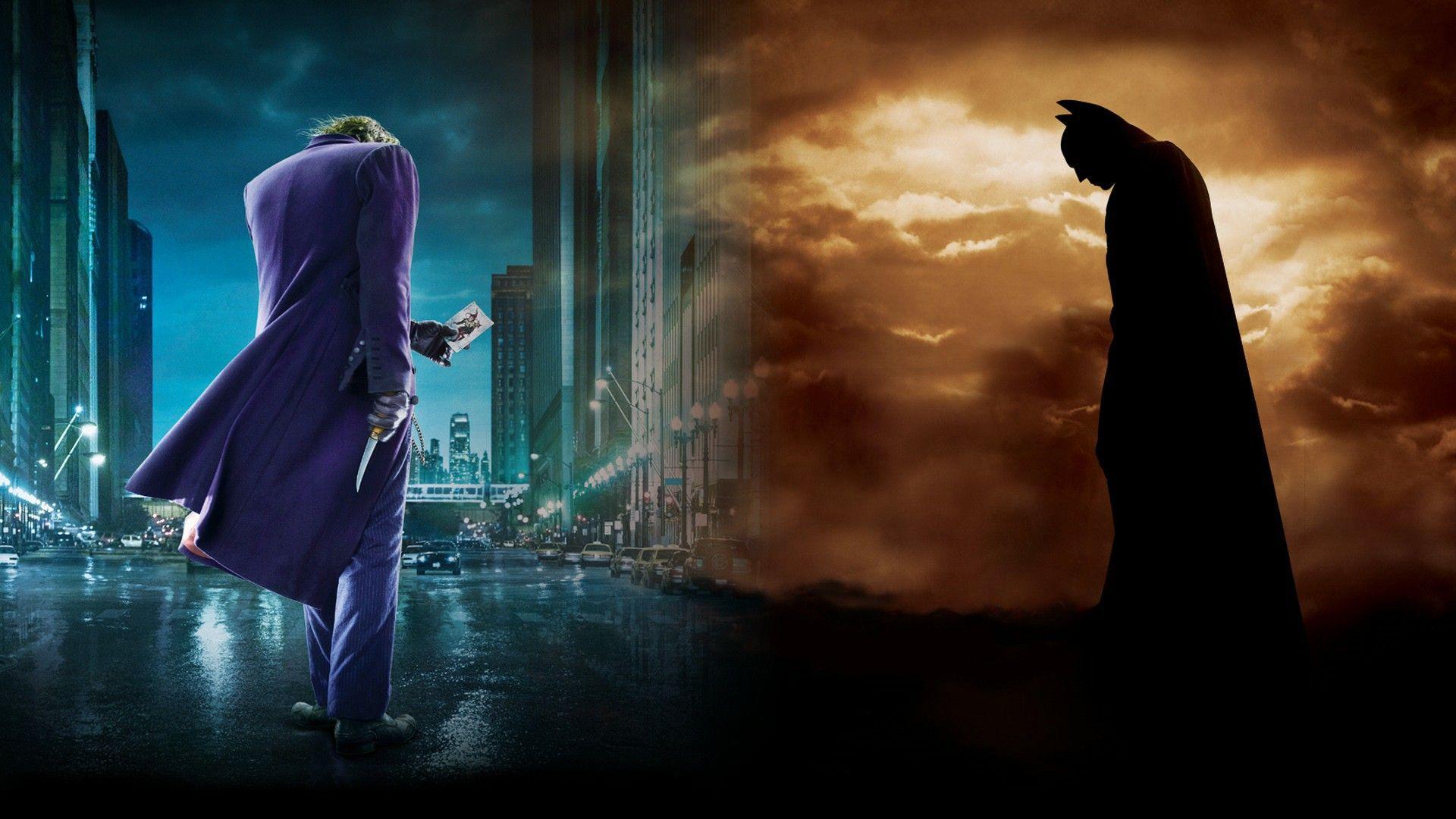 Batman And The Joker Desktop HD Wallpaper