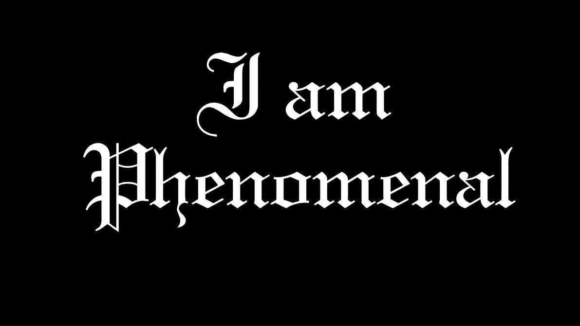 AJ Styles I Am Phenomenal Logo Wallpaper