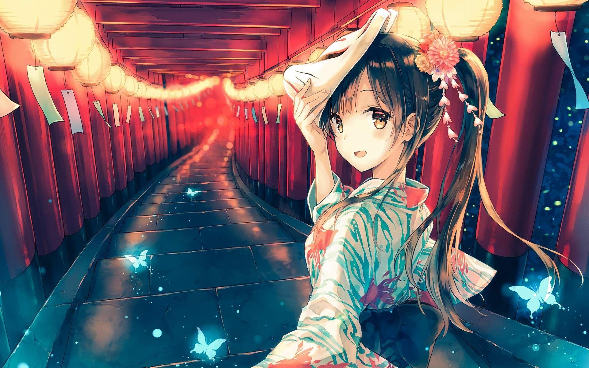 Anime Kimono Wallpapers - Wallpaper Cave