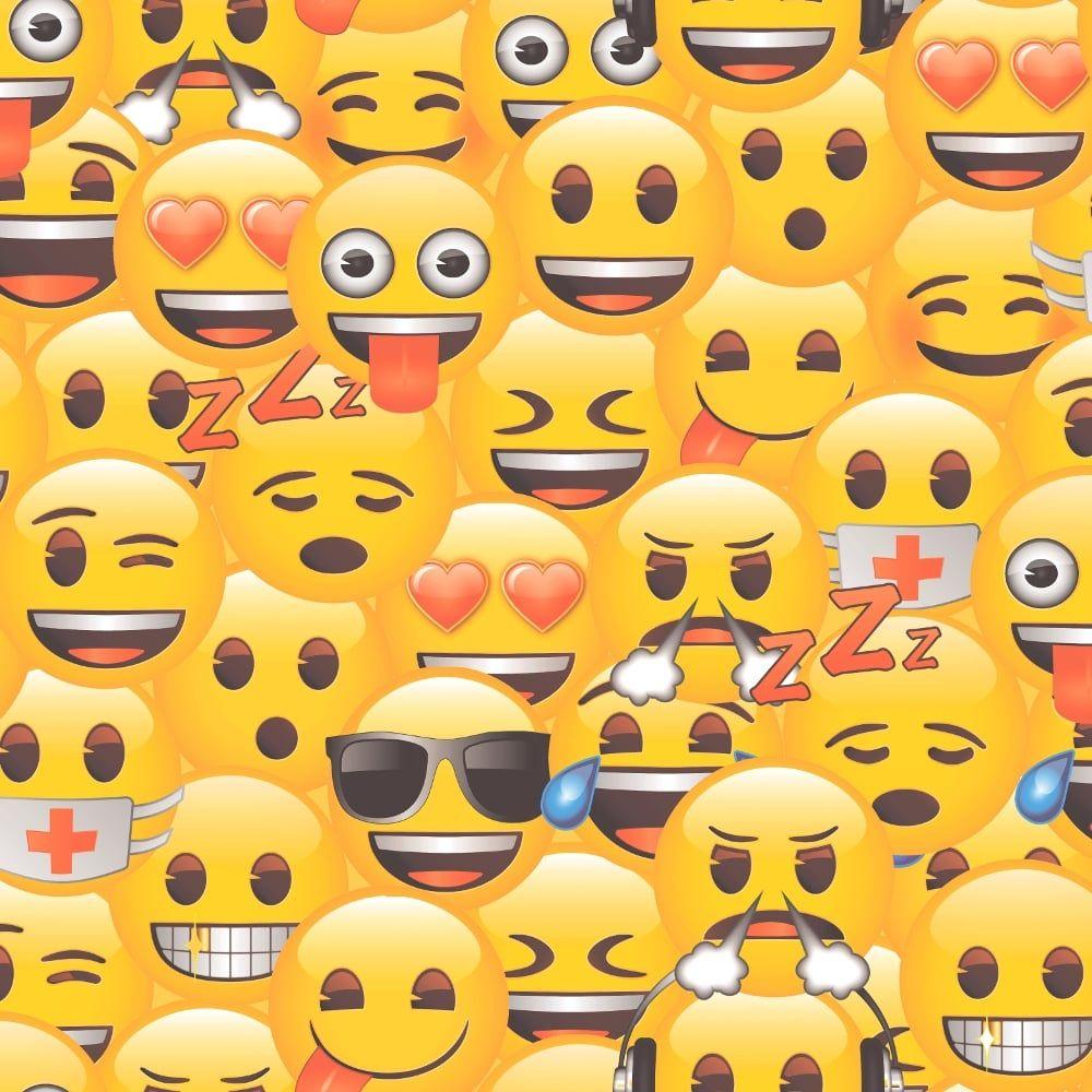 Official Emoji Childrens Wallpaper Smiley Face Cartoon Kids WP4