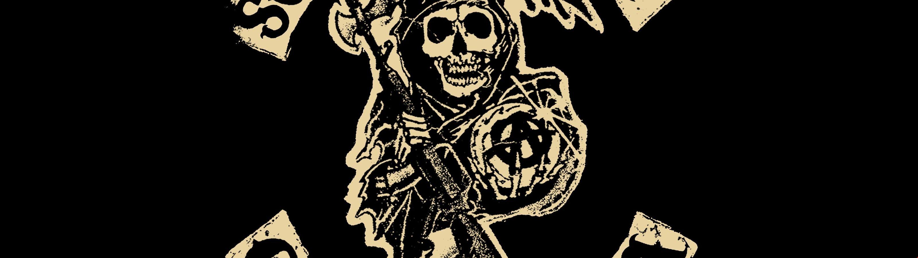 4k sons of anarchy, tv series, logo Series Background