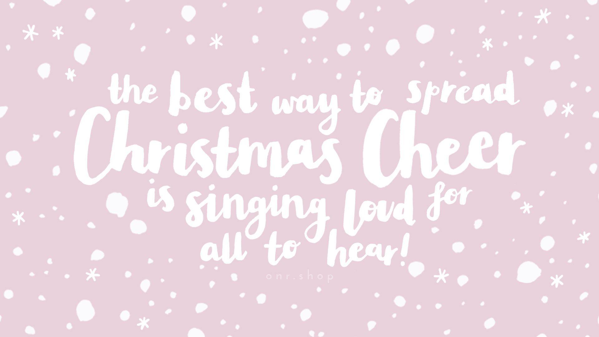12daysofONR TWO cheer! Festive Wallpaper Download