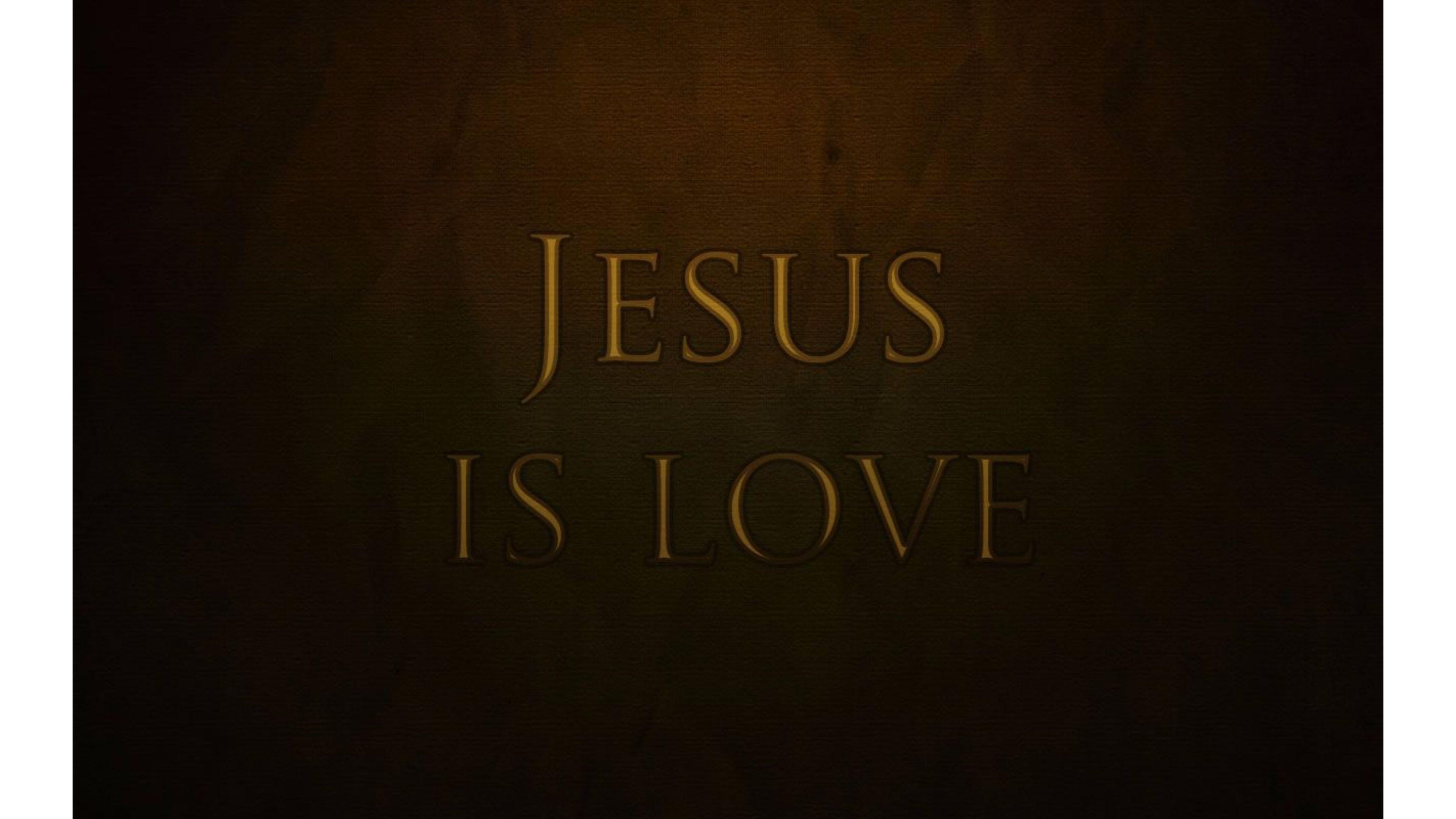 Is Love Jesus 4K Wallpaper. Free 4K Wallpaper