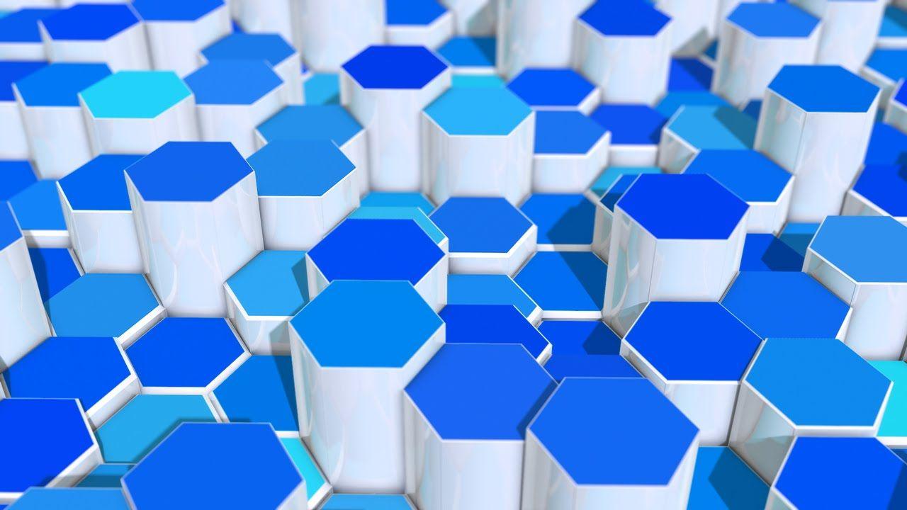 3D Hexagon Background
