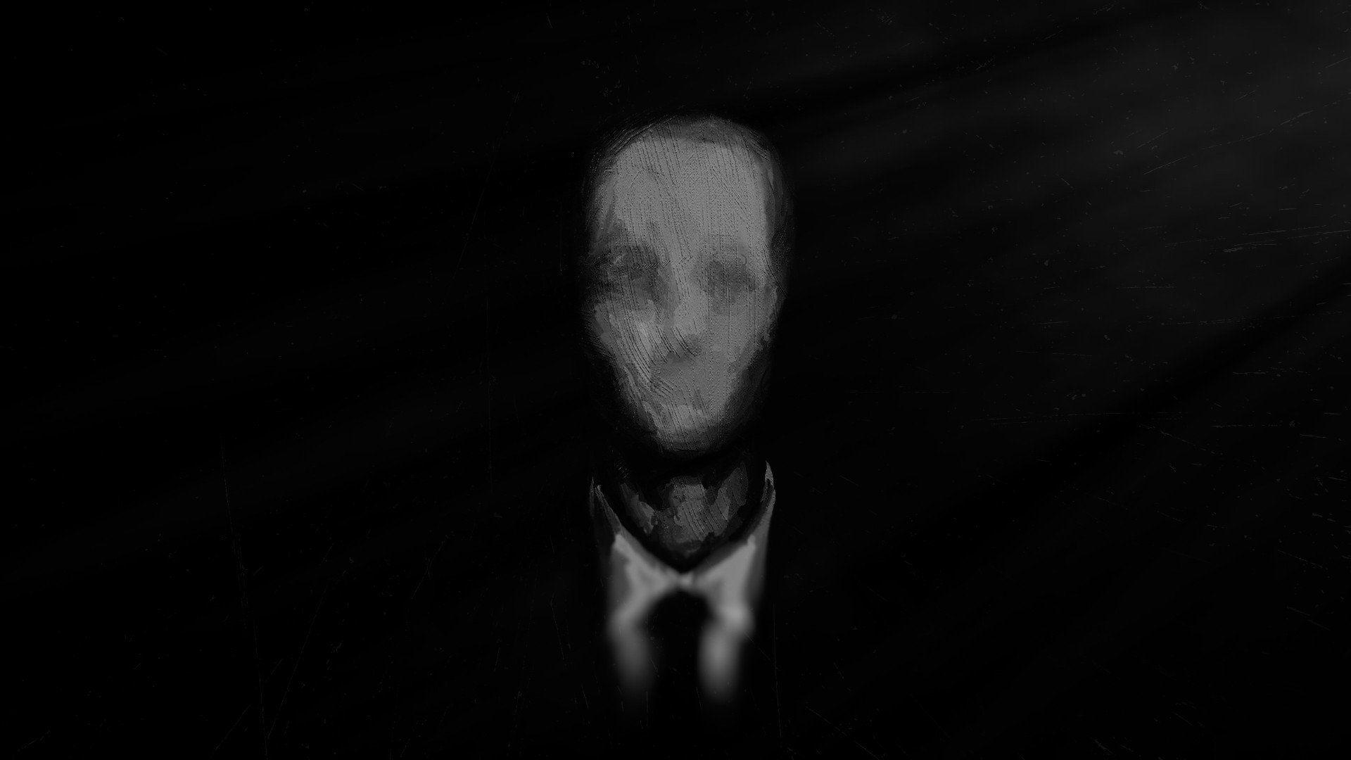Slender Man, Dark, Minimalism Wallpaper HD / Desktop and Mobile