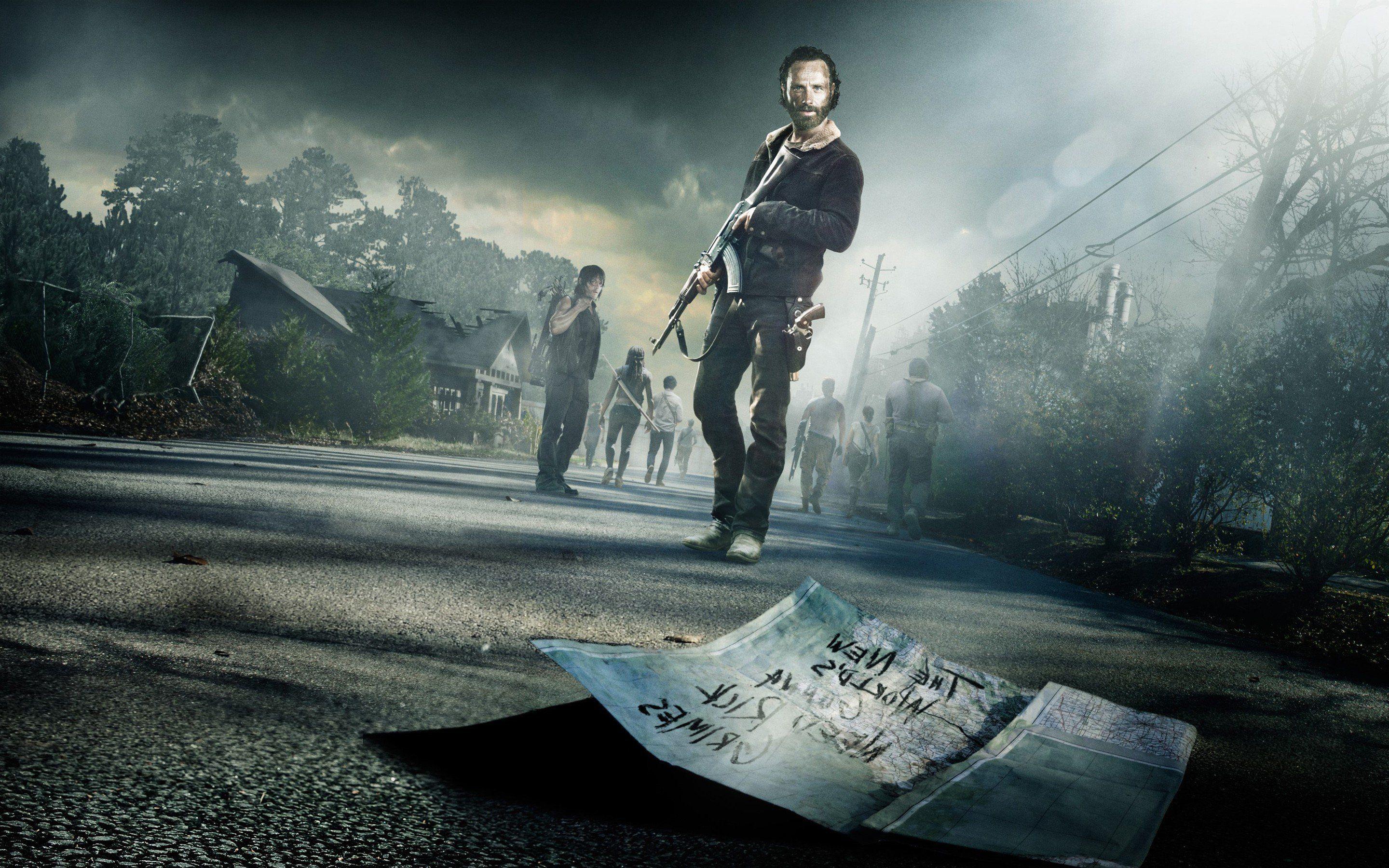 Download The Walking Dead Season 5 HD wallpaper In 2048x1152