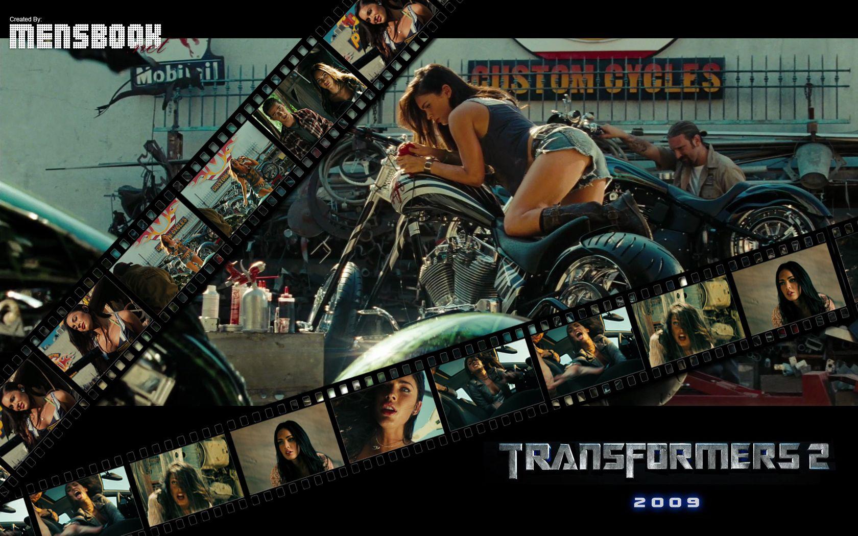 Megan Fox Crazy On Bike Wallpaper